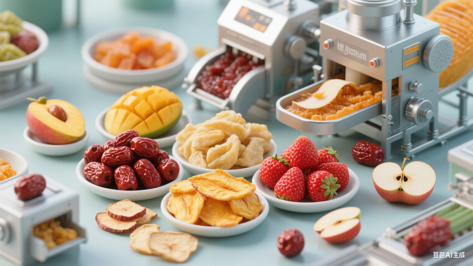 果蔬加工生產(chǎn)線：運(yùn)作條件、特征及多樣休閑食品生產(chǎn)線解析?(圖1)
