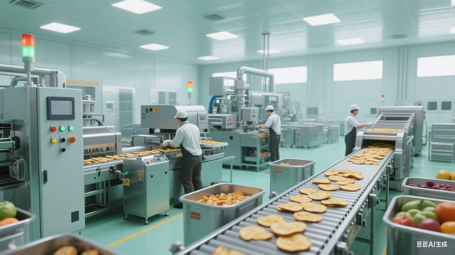 果蔬加工生產(chǎn)線：運(yùn)作條件、特征及多樣休閑食品生產(chǎn)線解析?(圖2)