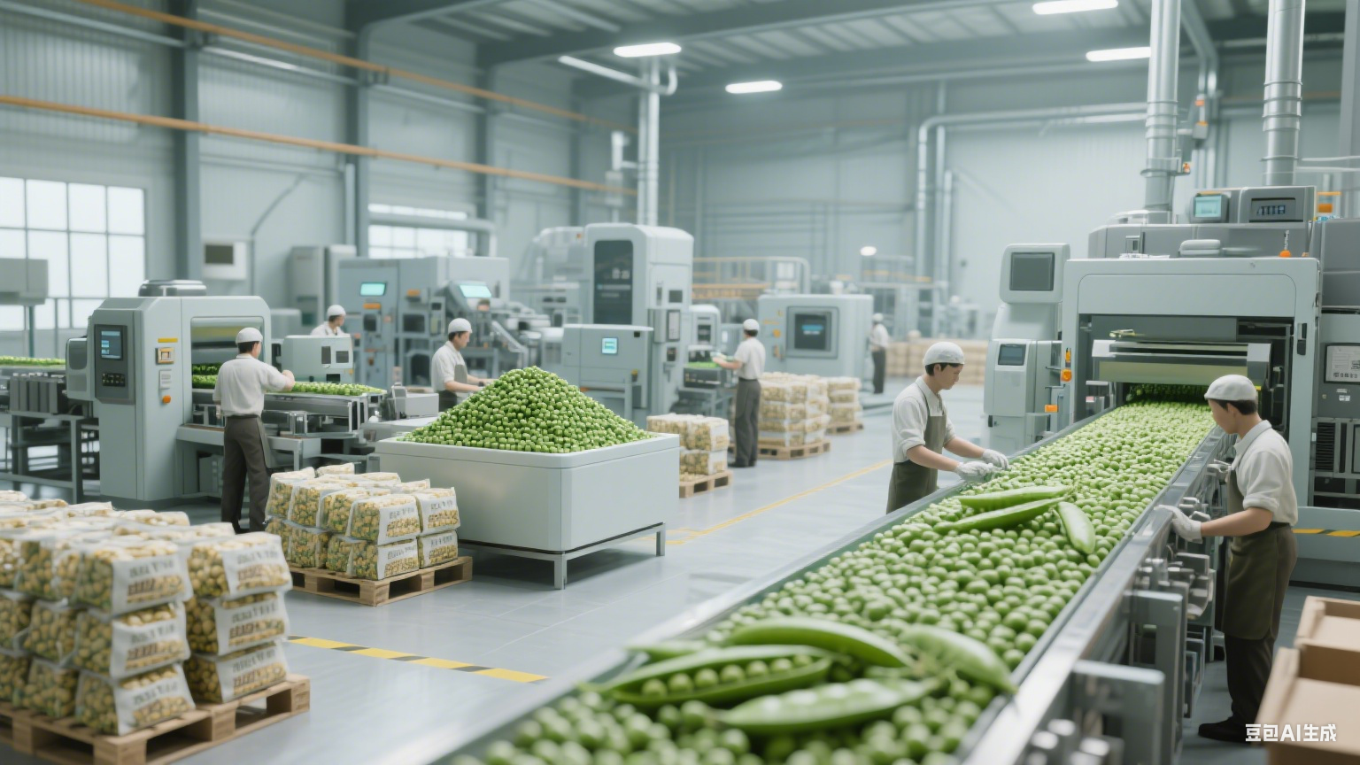 鹽焗青豌豆生產(chǎn)線，如何撬動多個地區(qū)的行業(yè)(圖5)
