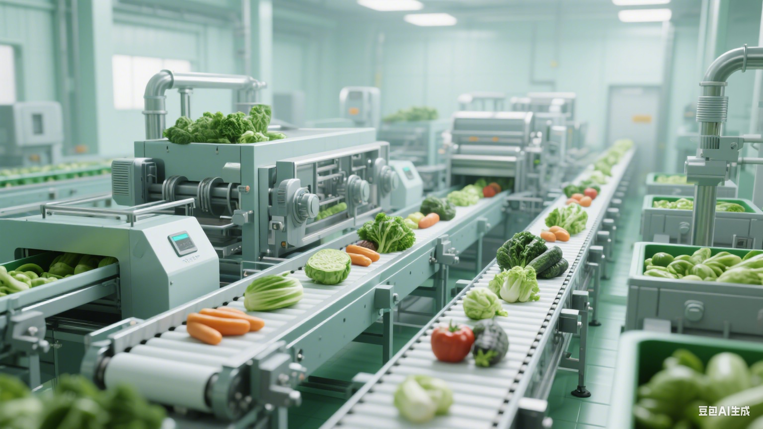 連續(xù)式蔬菜清洗漂燙流水線物料浪費(fèi)規(guī)避策略?(圖2)