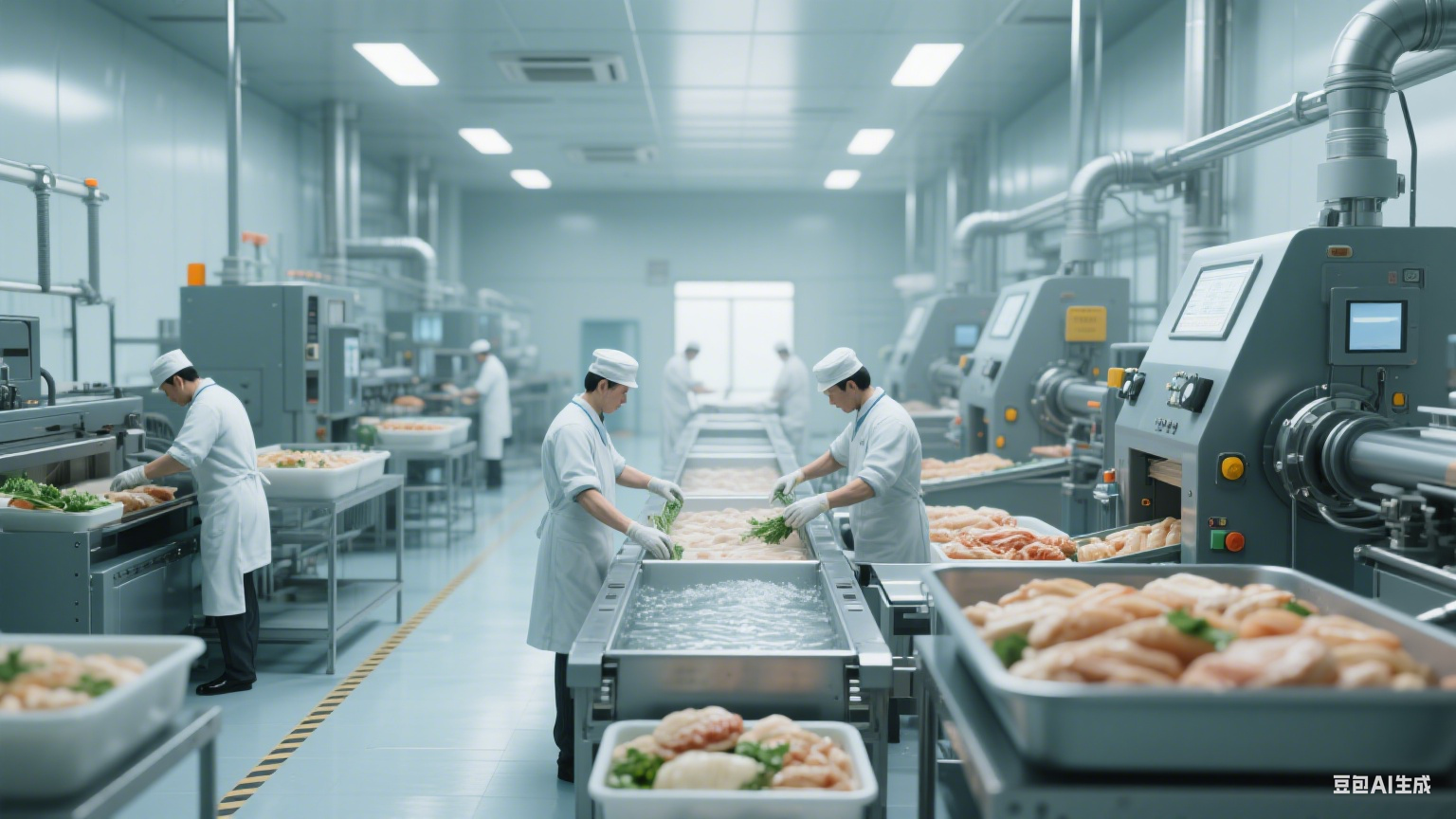 連續(xù)式蔬菜清洗漂燙流水線物料浪費(fèi)規(guī)避策略?(圖11)