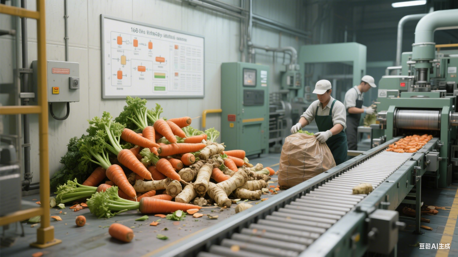 連續(xù)式蔬菜清洗漂燙流水線物料浪費(fèi)規(guī)避策略?(圖27)