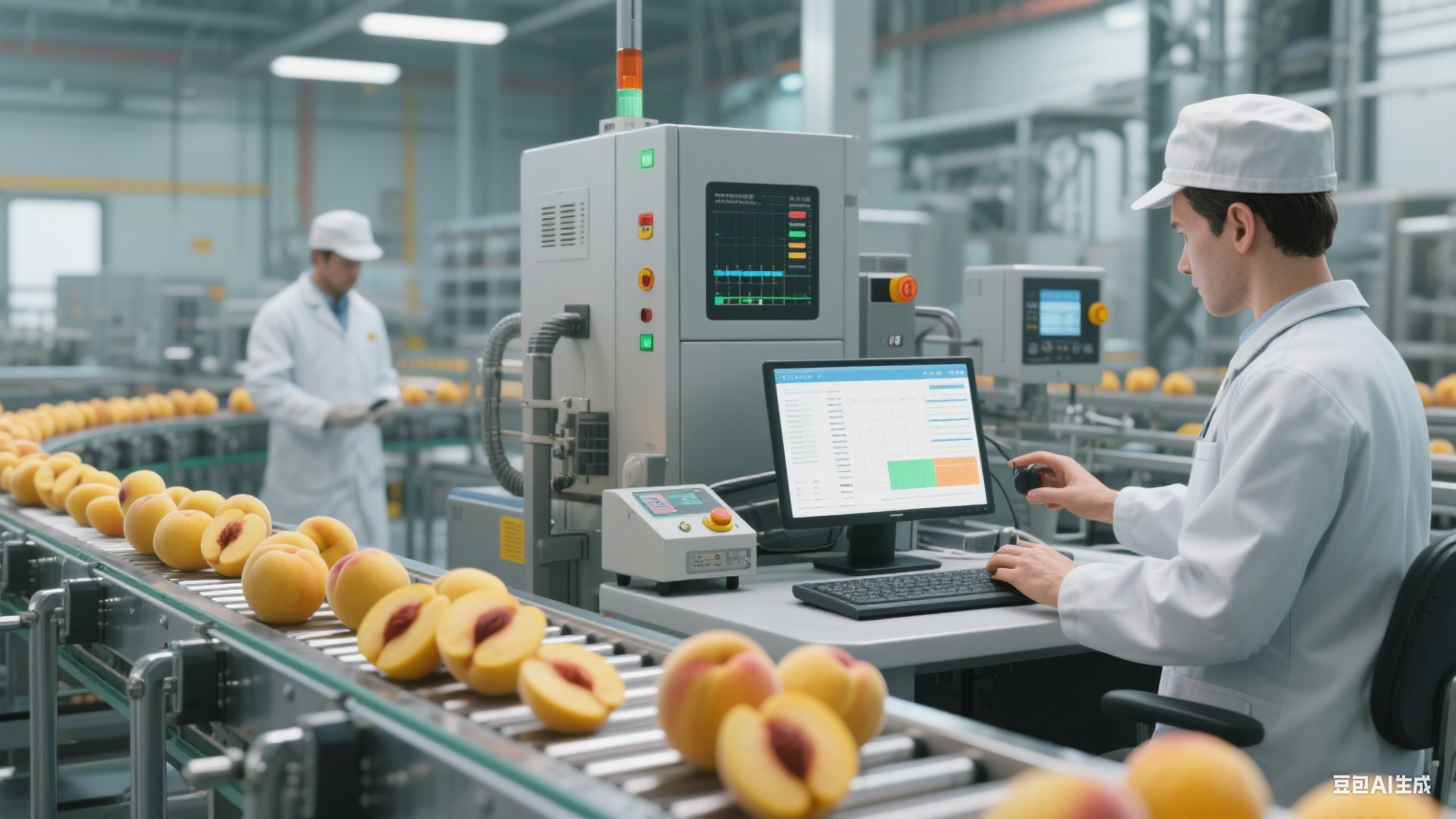 阜城漫河鎮(zhèn)預(yù)制果蔬黃桃生產(chǎn)線：從田園鮮桃到預(yù)制水果的全流程?(圖21)