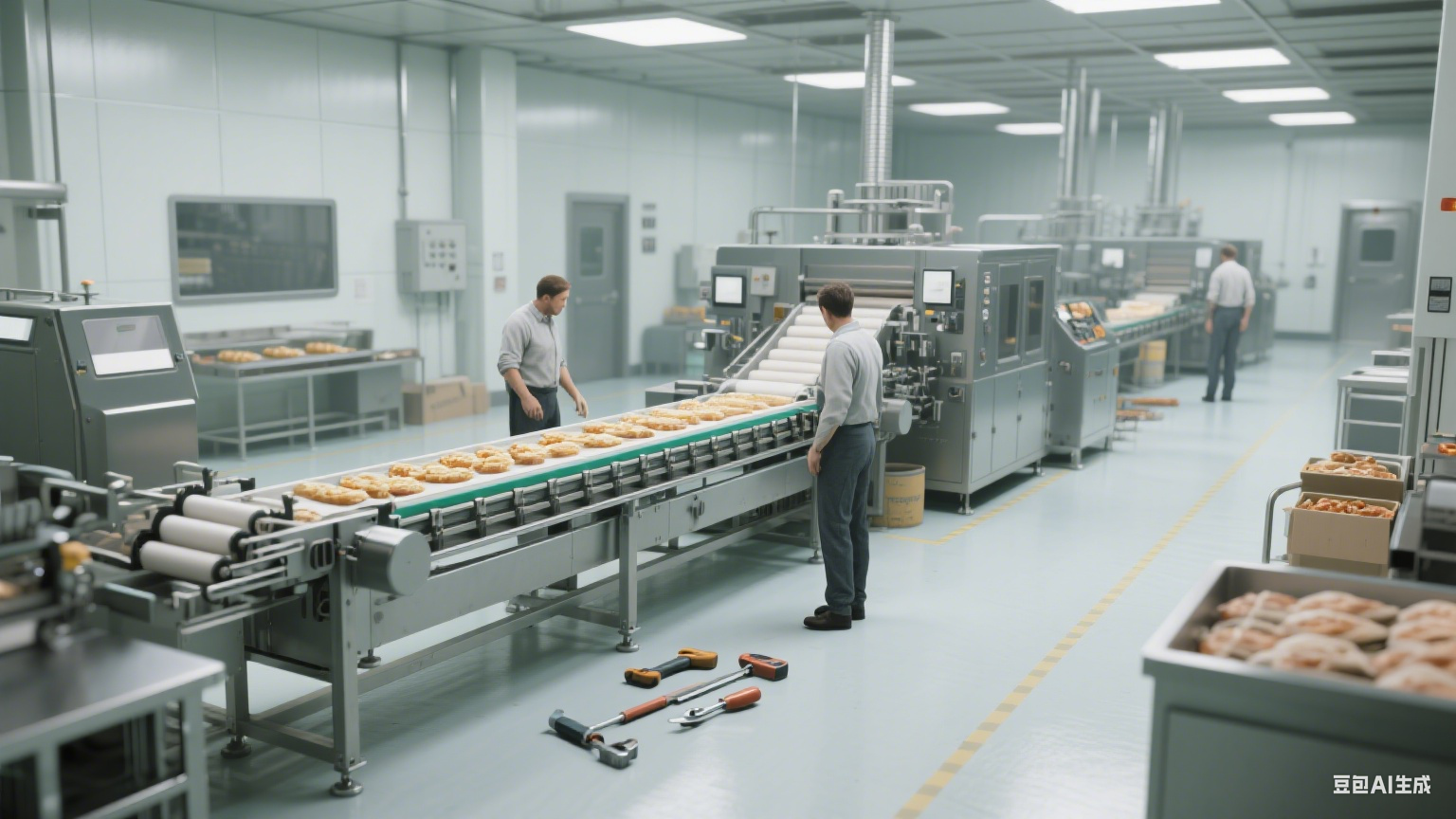 美味的休閑食品加工使用二手生產(chǎn)線，衛(wèi)生條件是否可以達(dá)到？(圖1)