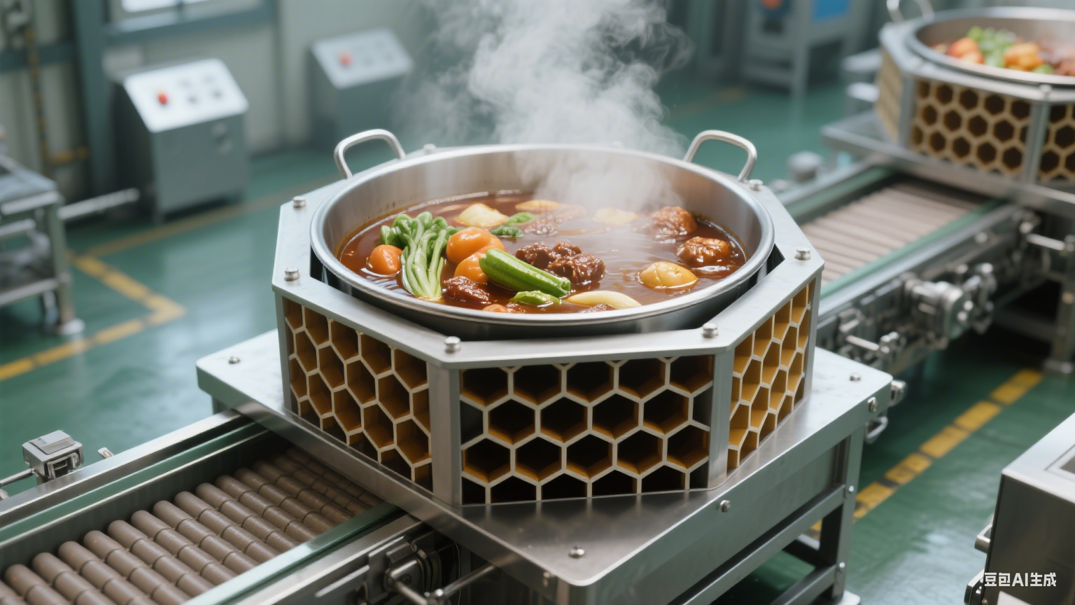 諸城的蜂窩鹵煮生產(chǎn)線在果蔬加工中起到的作用是什么？(圖2)