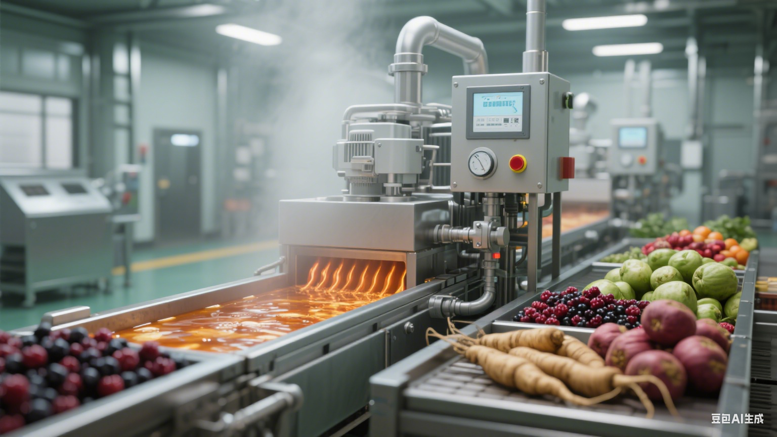 諸城的蜂窩鹵煮生產(chǎn)線在果蔬加工中起到的作用是什么？(圖5)