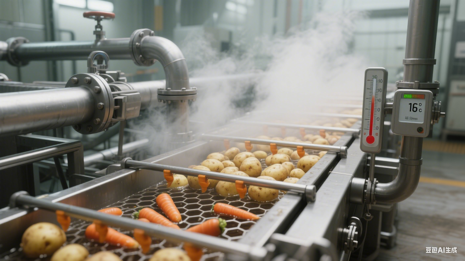 諸城的蜂窩鹵煮生產(chǎn)線在果蔬加工中起到的作用是什么？(圖8)