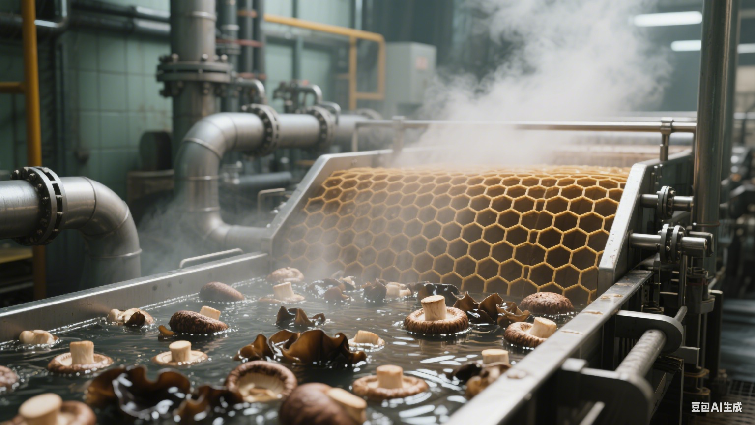 諸城的蜂窩鹵煮生產(chǎn)線在果蔬加工中起到的作用是什么？(圖9)