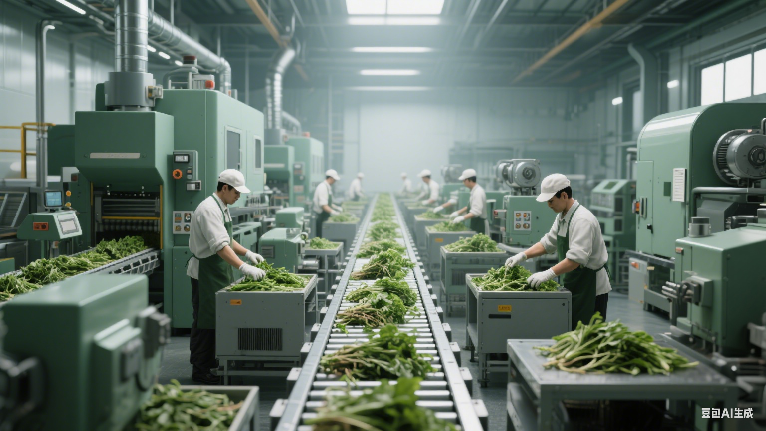 山野菜殺青流水線：配置、產(chǎn)量與人工配置詳解?(圖6)