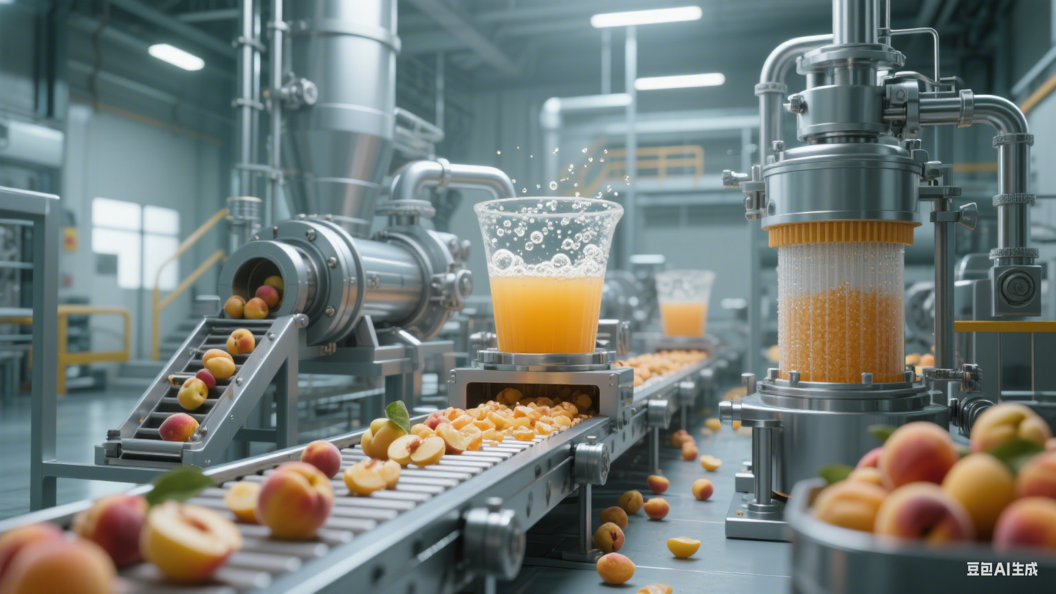 杏李果汁原漿生產(chǎn)線日加工 10 噸所需設(shè)備清單?