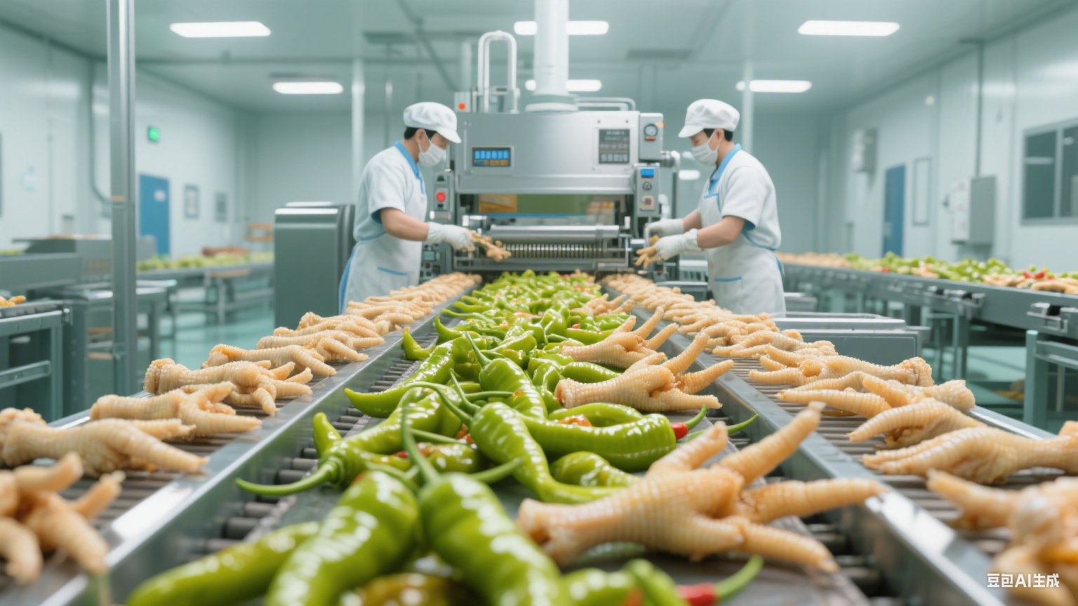 山椒鳳爪加工生產(chǎn)線：哪個(gè)地區(qū)的山椒好？適合流水線作業(yè)！