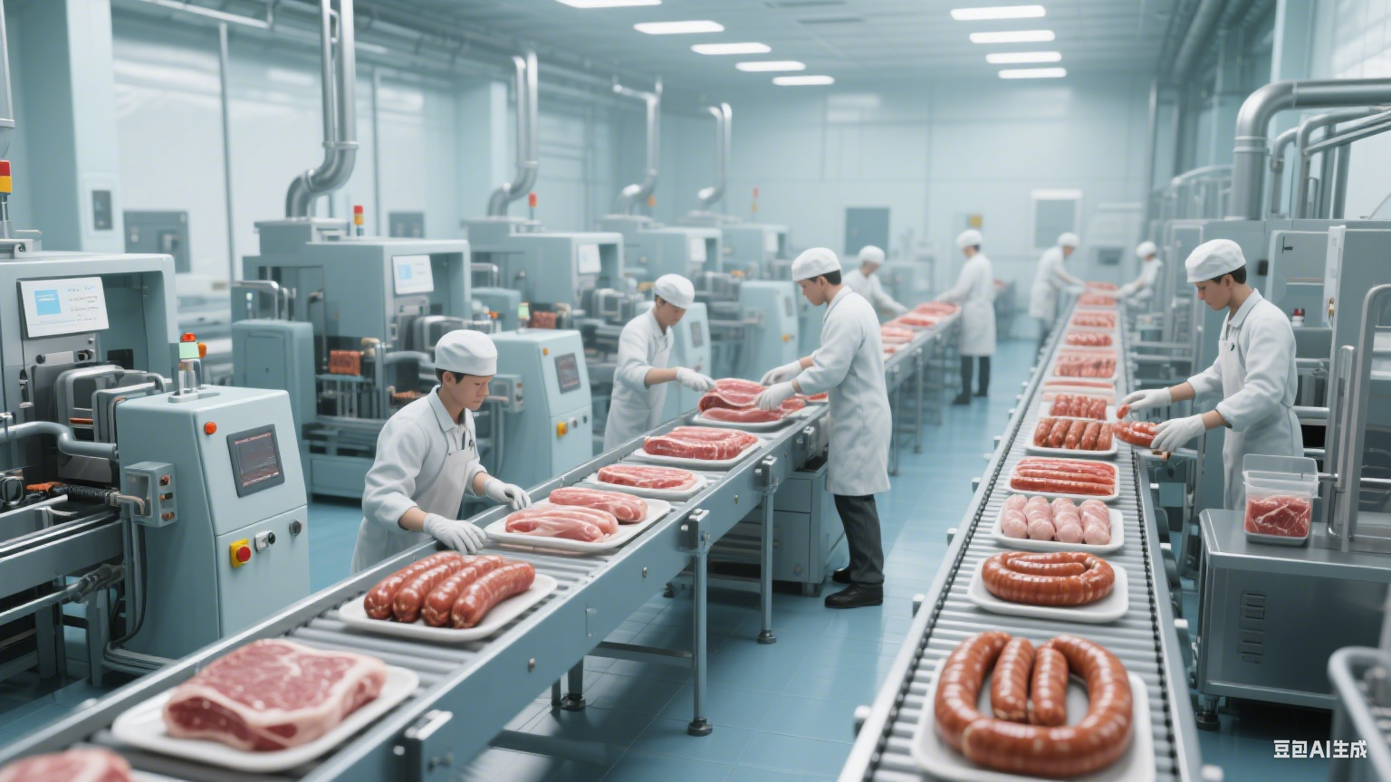 肉制品加工廠生產(chǎn)線的分段劃分與功能解析(pic9)