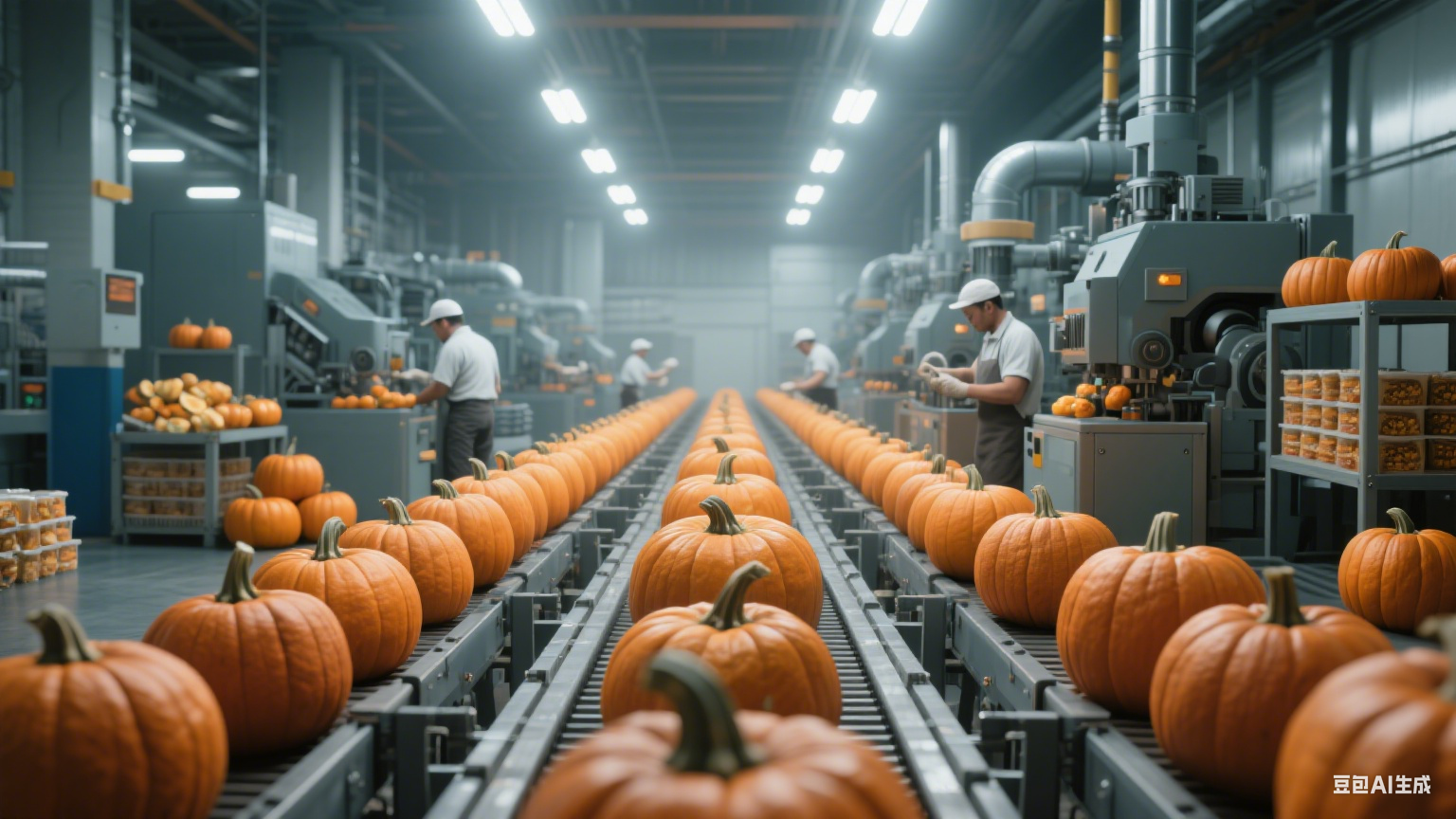 關(guān)于南瓜的生產(chǎn)線有多少種，各是做什么產(chǎn)品？(pic1)