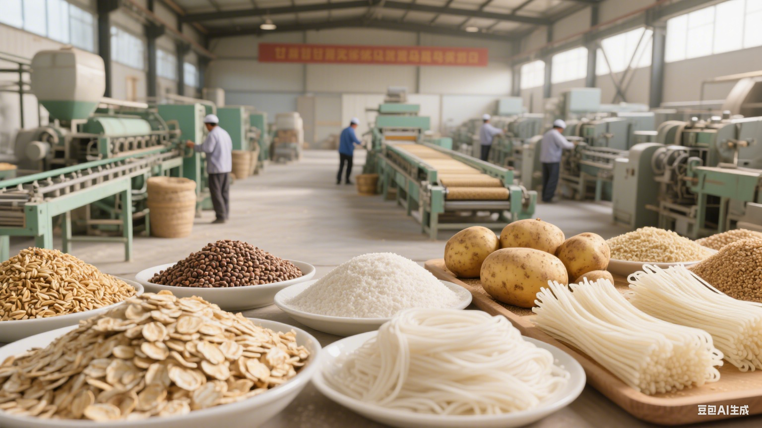 甘肅肉制品、雜糧加工、果蔬加工、特色飲品食品生產(chǎn)線種類(lèi)(pic5)