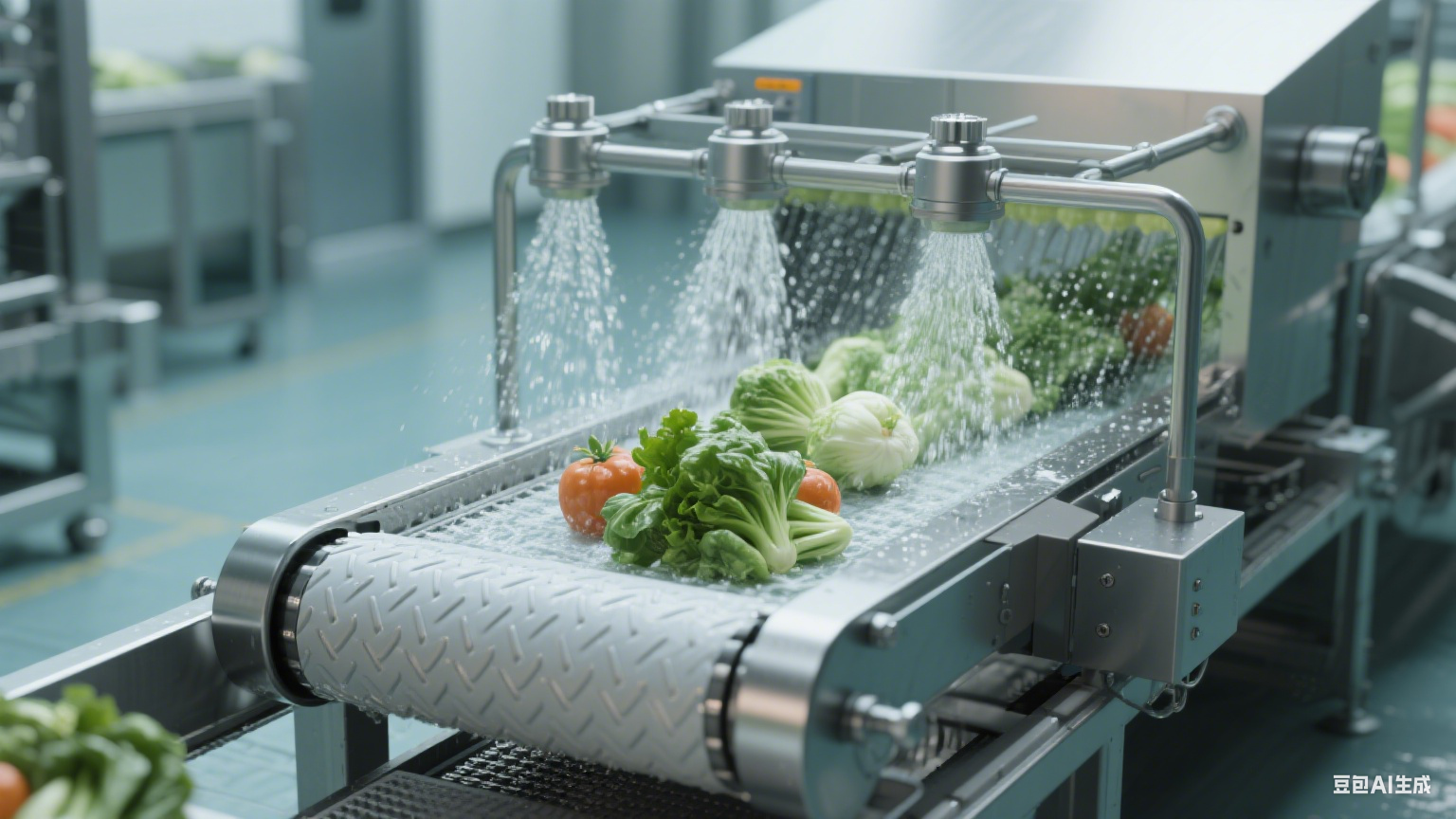 日處理 50 噸全自動無人蔬菜工廠清洗線設備配置方案(圖6)
