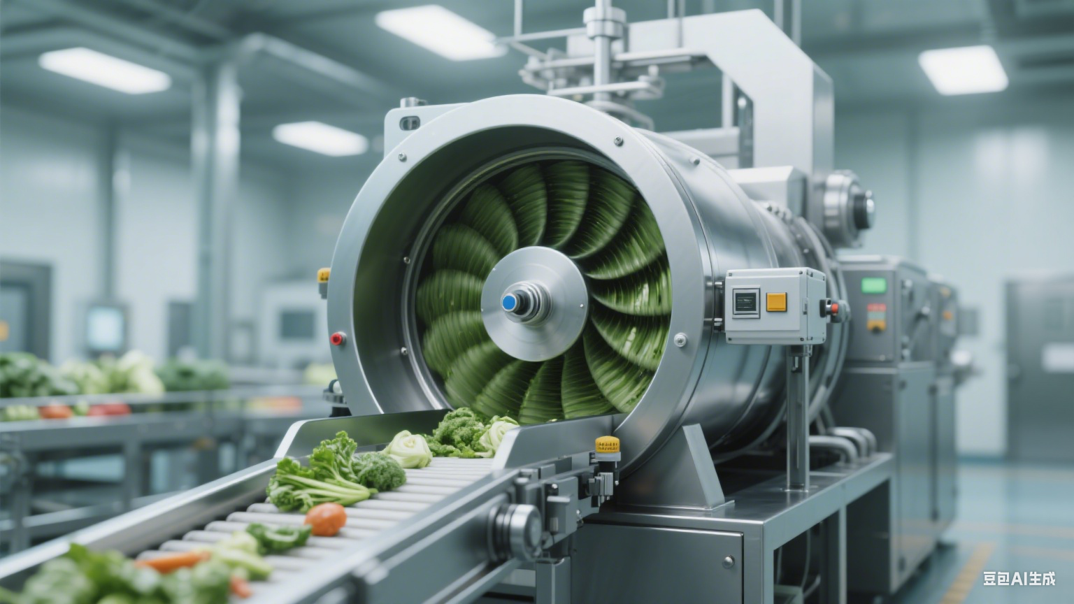 日處理 50 噸全自動無人蔬菜工廠清洗線設備配置方案(圖8)