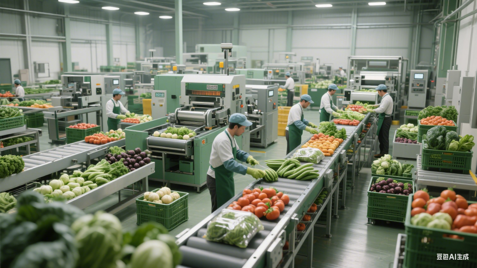 生鮮蔬菜分揀加工中心運作全流程解析