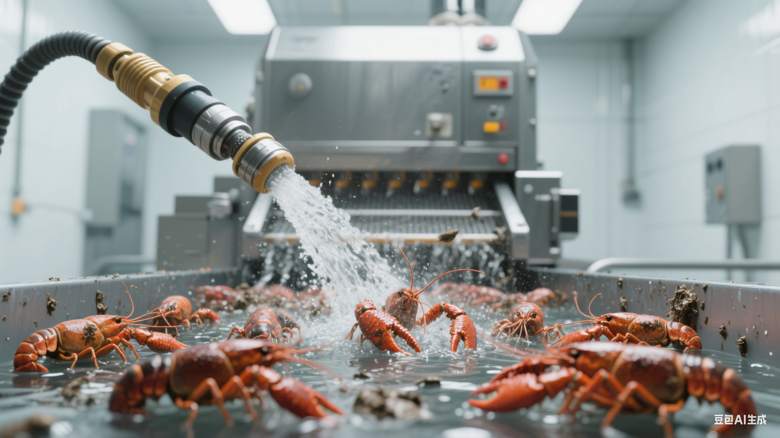 扇貝隧道式速凍機作為預制菜的速凍加工生產線，它前后銜接的設備式什么？(圖4)
