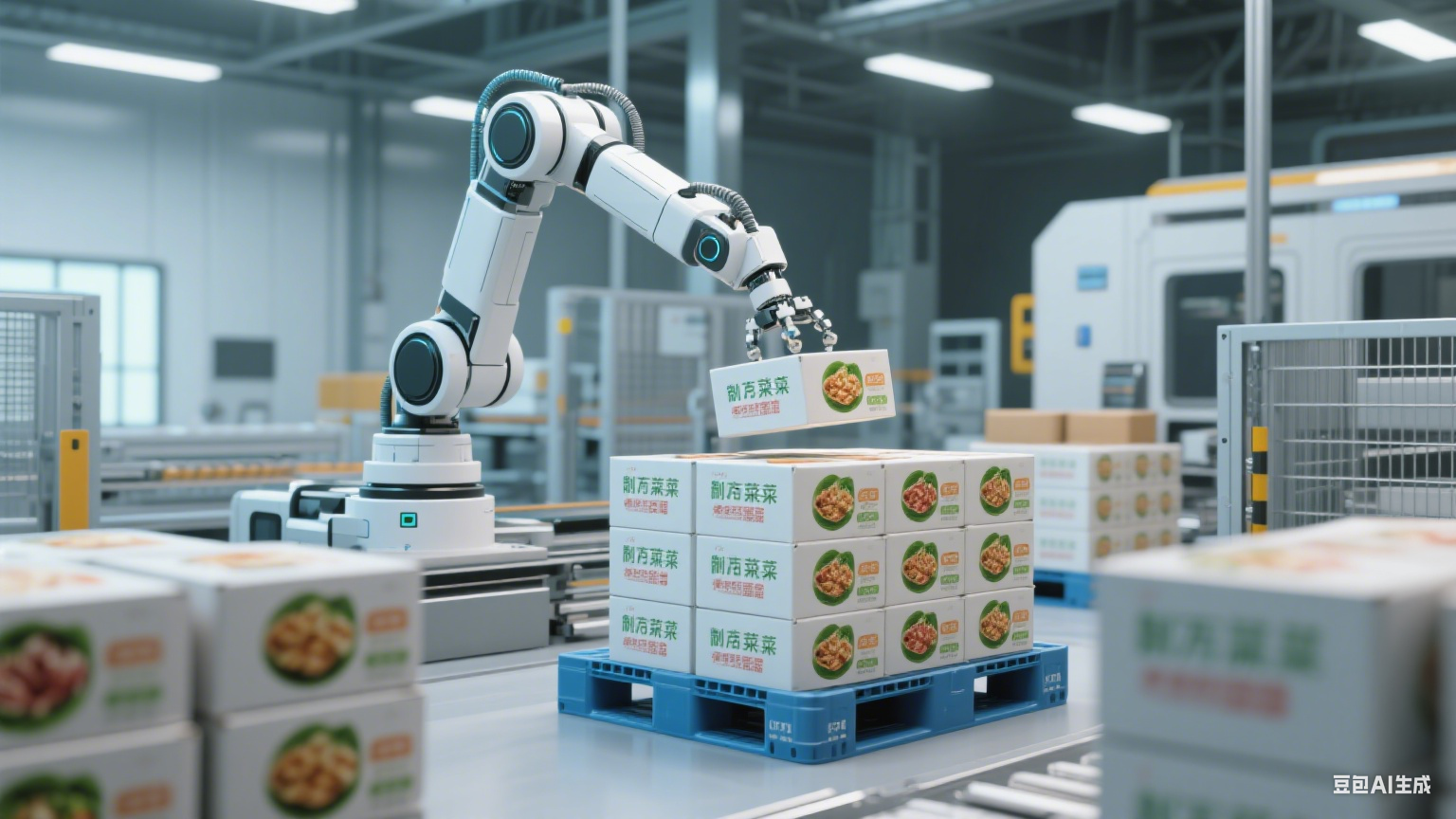 扇貝隧道式速凍機作為預制菜的速凍加工生產線，它前后銜接的設備式什么？(圖12)