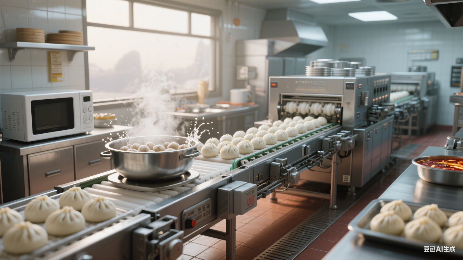 大型全自動(dòng)速凍流水線的新鮮守護(hù)之道