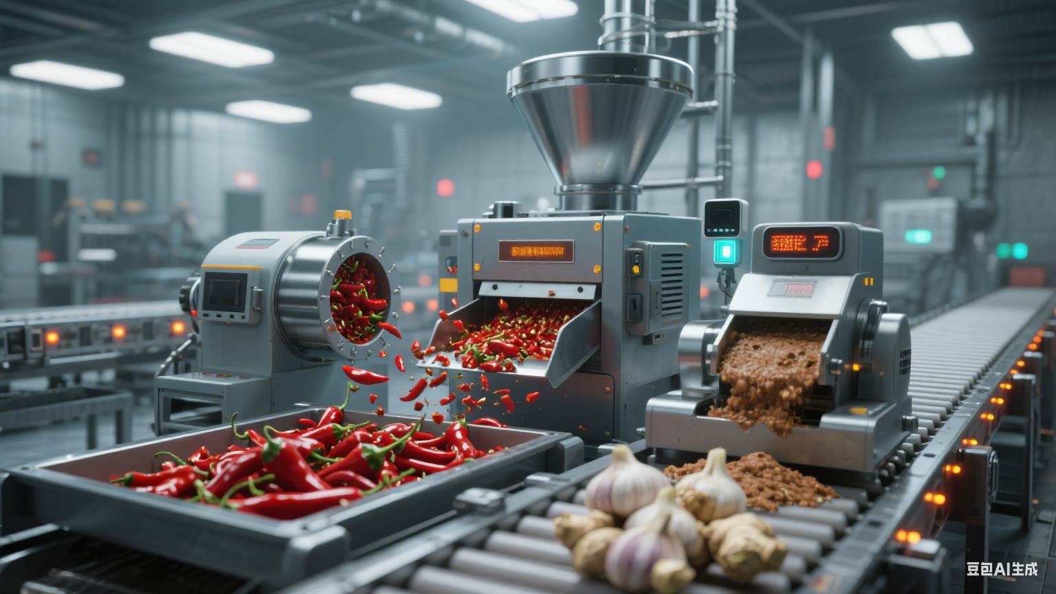 辣椒醬生產(chǎn)線設備：構筑風味醬料從原料到成品的全流程匠心制造(圖2)