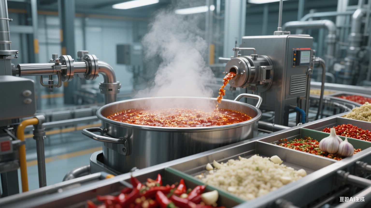 辣椒醬生產(chǎn)線設備：構筑風味醬料從原料到成品的全流程匠心制造(圖3)
