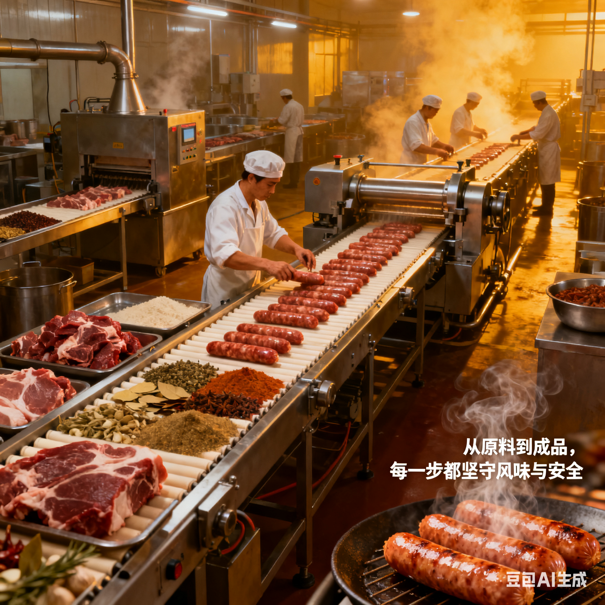 煙熏烤腸生產(chǎn)線的風(fēng)味誕生全紀(jì)錄(圖5)