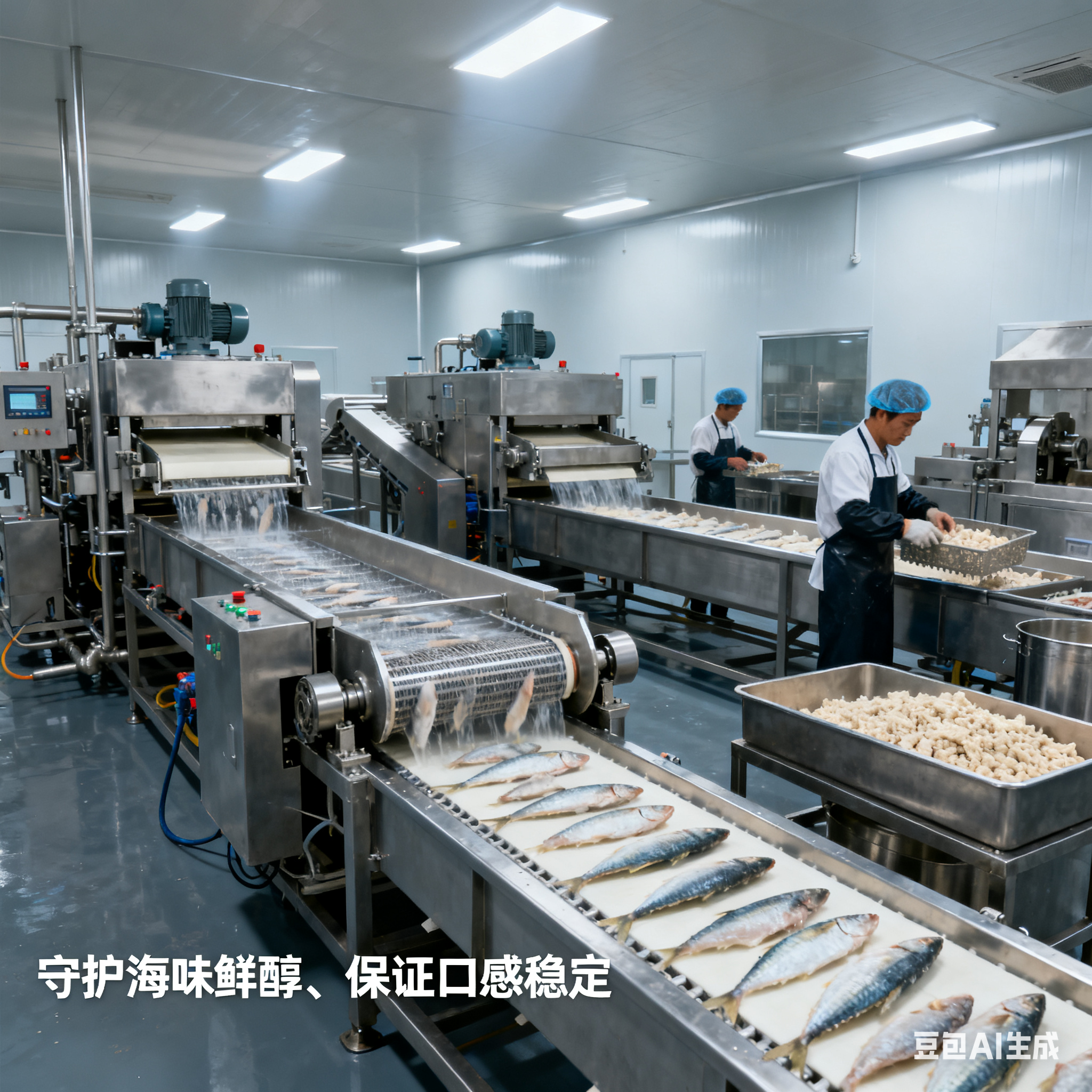 商用帶魚段浸漿機生產(chǎn)線的浸泡過程(圖5)