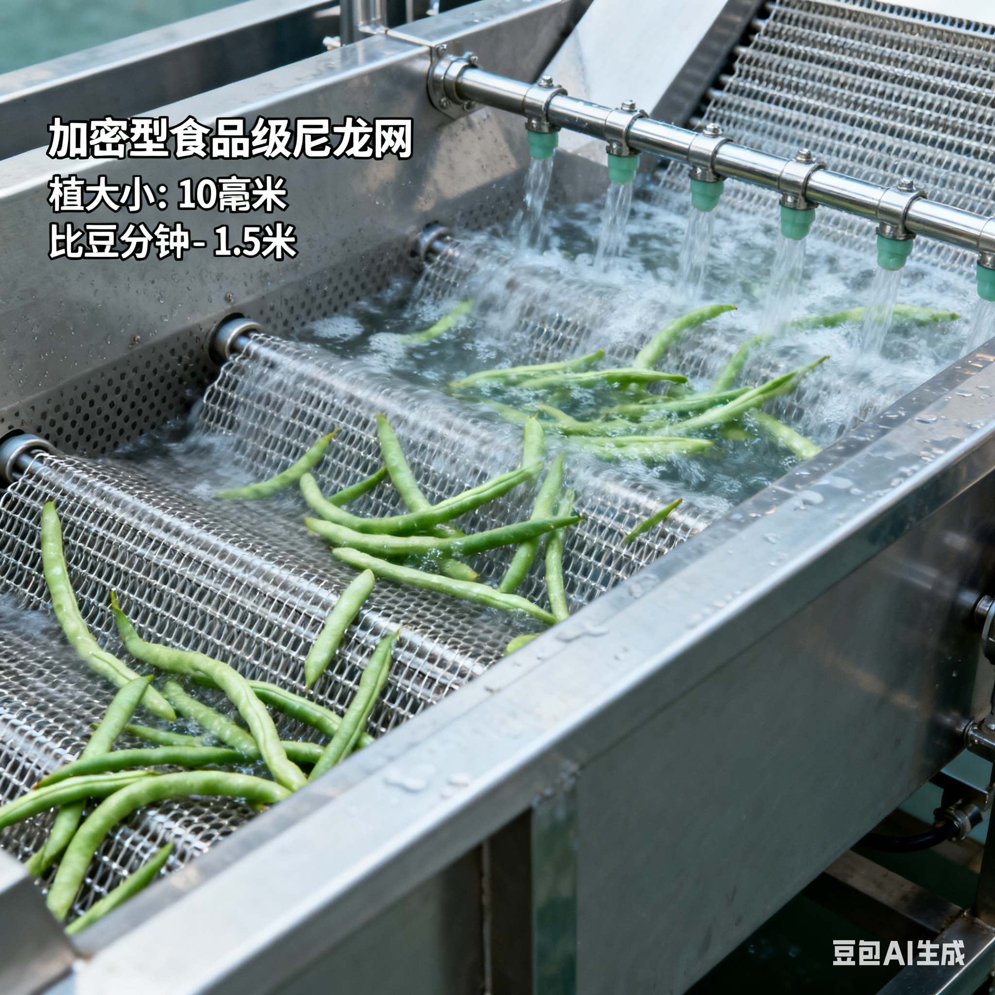 豆角氣泡清洗機(jī)生產(chǎn)線：會(huì)弄斷豆角嗎？(圖3)