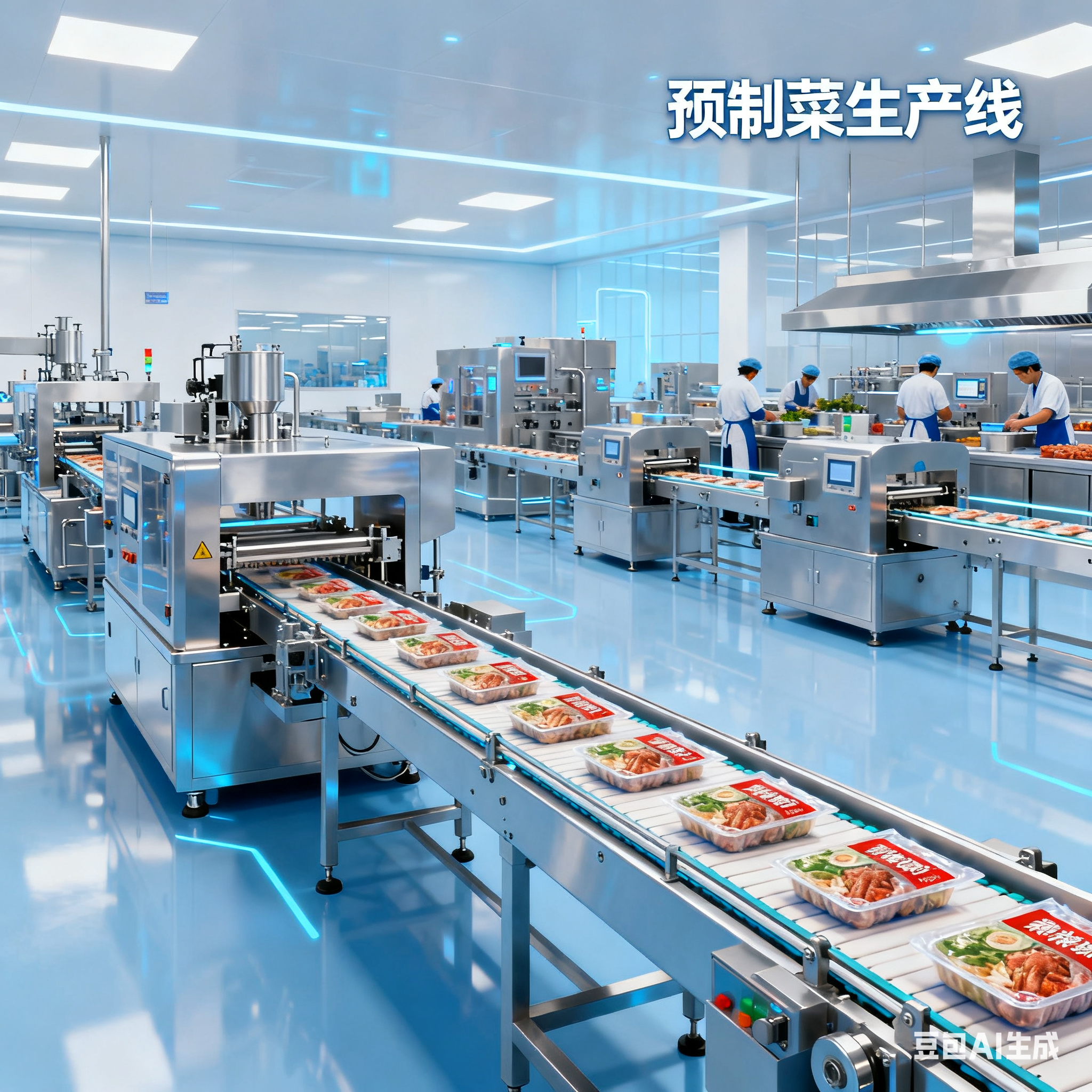 中央廚房預制菜生產(chǎn)線，好用嗎？(圖1)