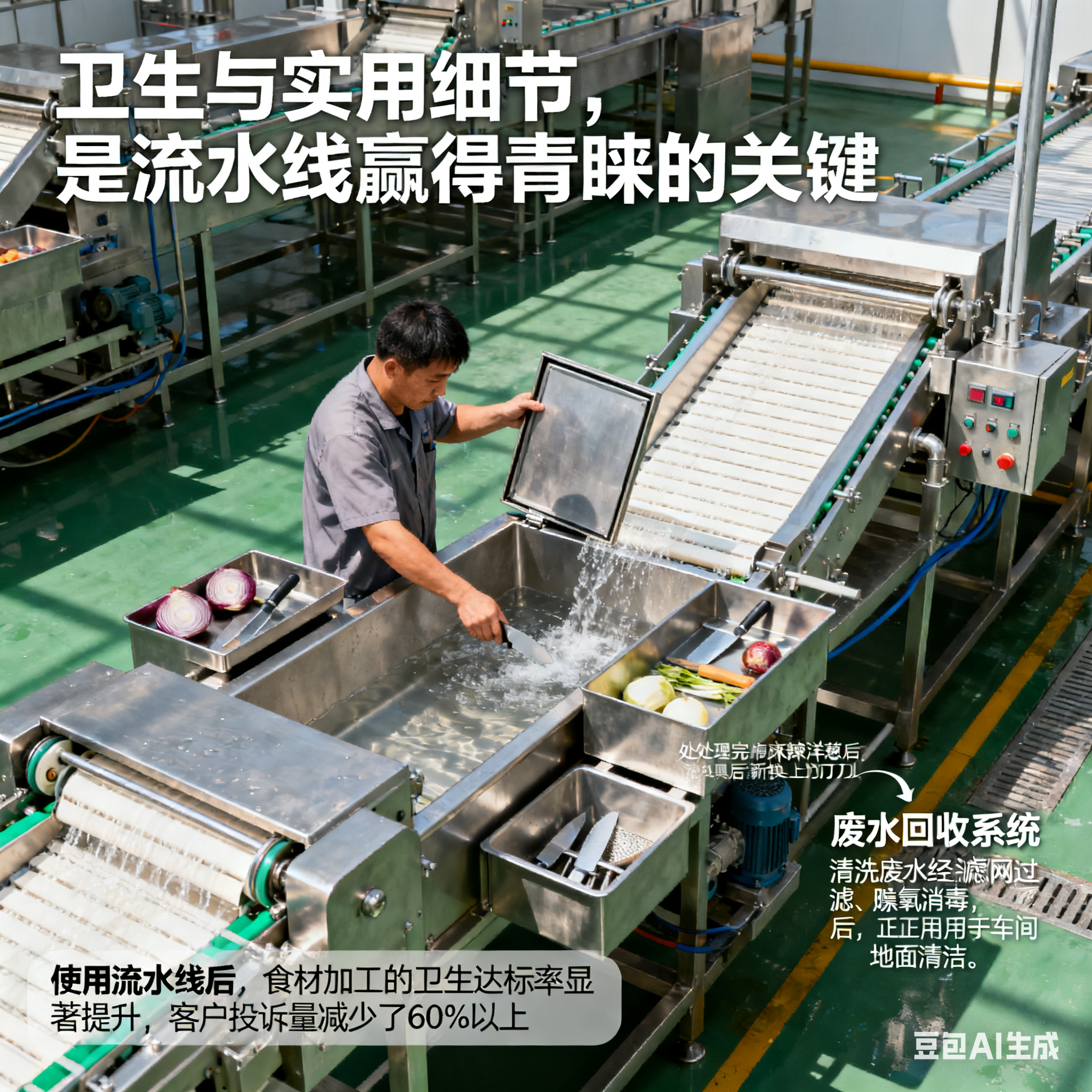 多功能凈菜加工設(shè)備流水線，如何兼顧多樣加工需求？(圖5)