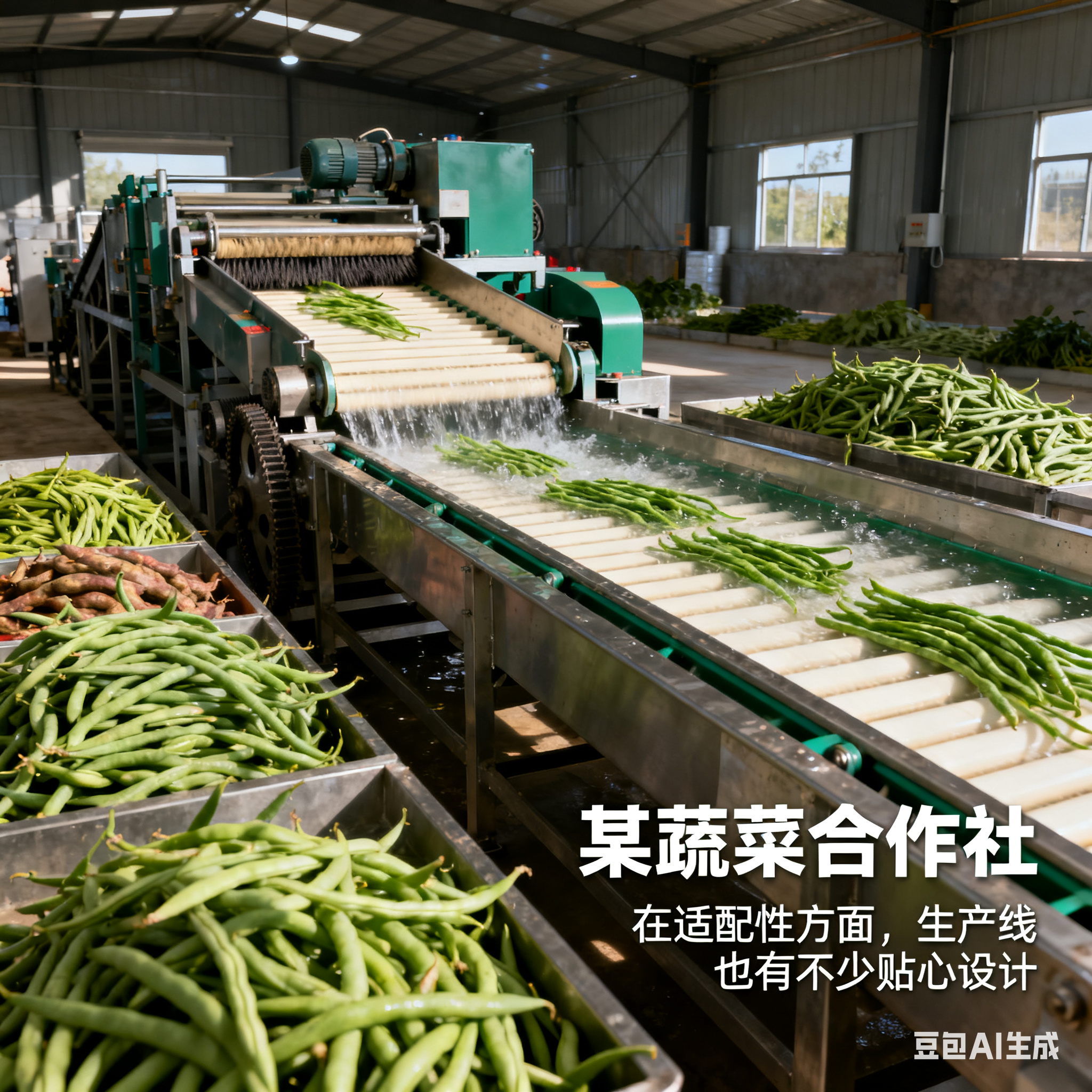 連續(xù)式豆角清洗機(jī)生產(chǎn)線，好用嗎？(圖4)