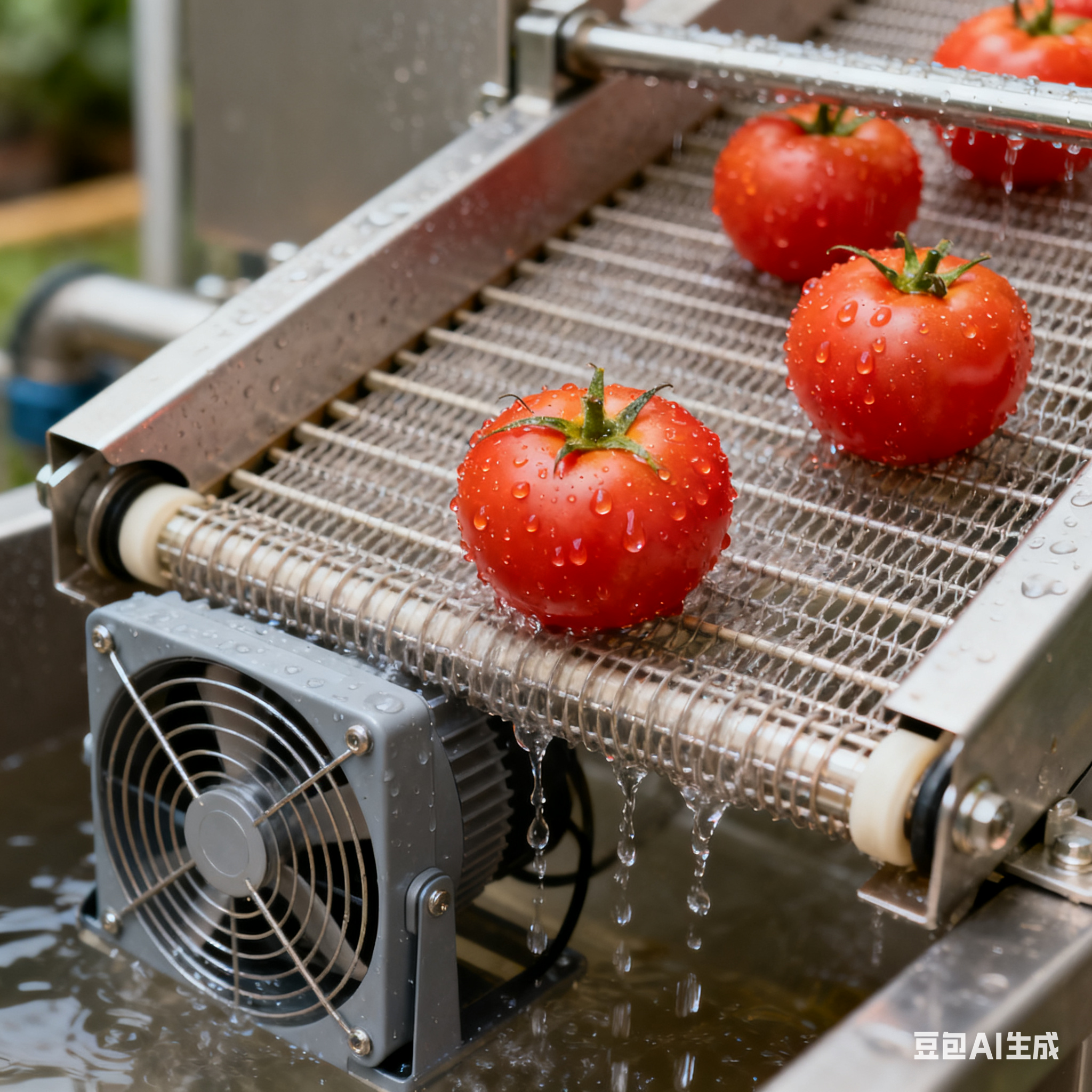 西紅柿清洗生產(chǎn)線，是如何運(yùn)作的？(圖5)