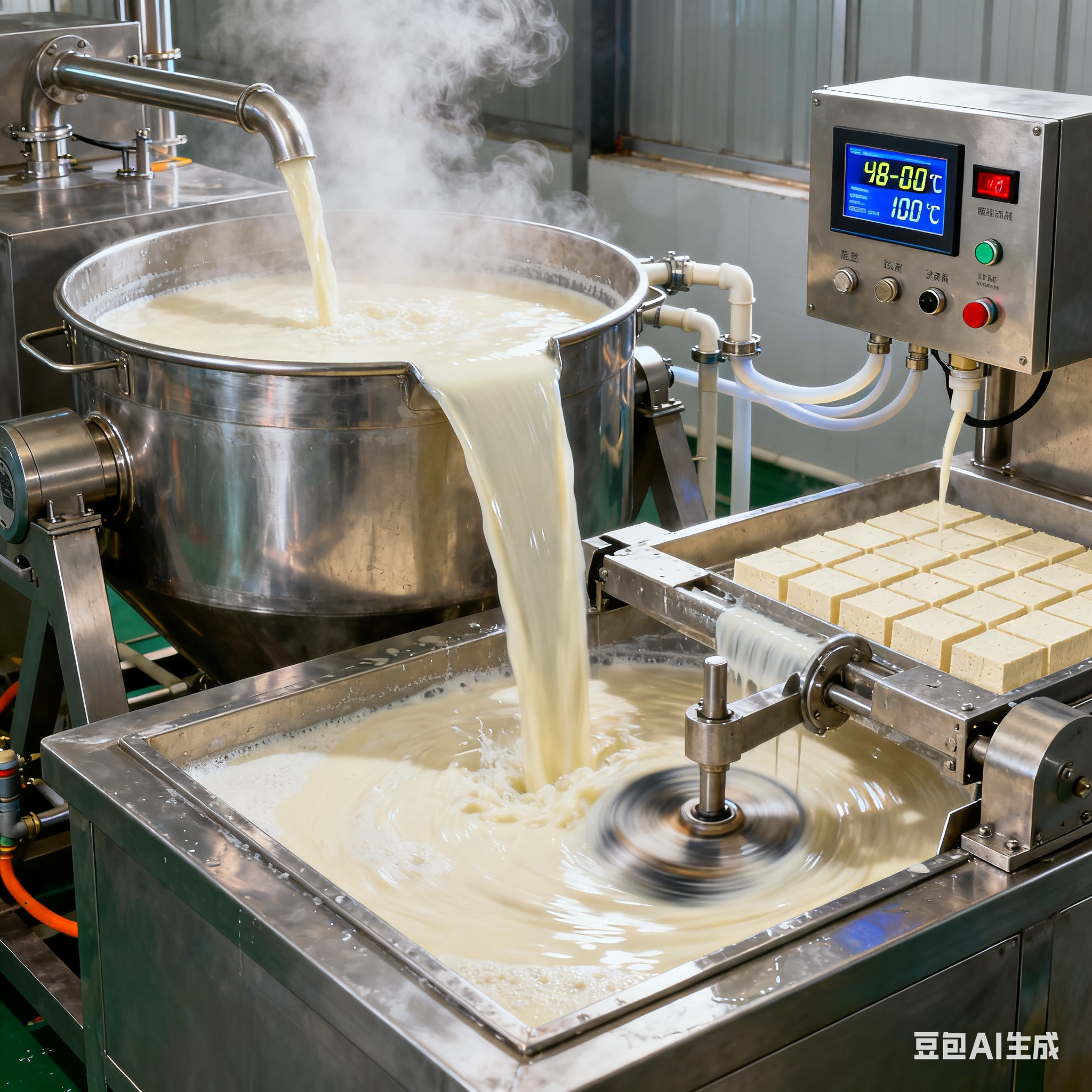 大中型豆腐工廠，流水線機(jī)器好用嗎？(圖3)