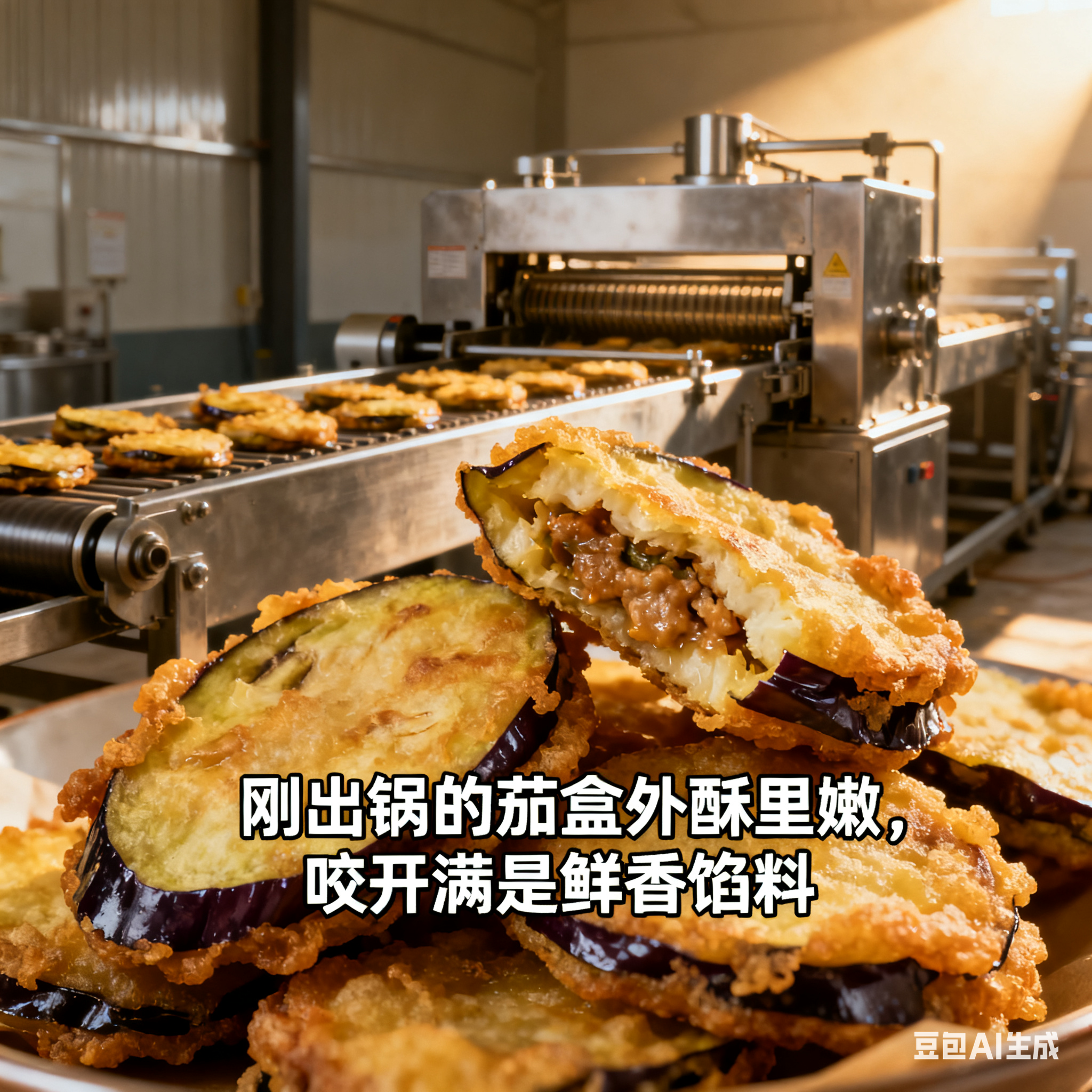 茄盒掛漿機生產(chǎn)線，生產(chǎn)流程如何走？(圖1)