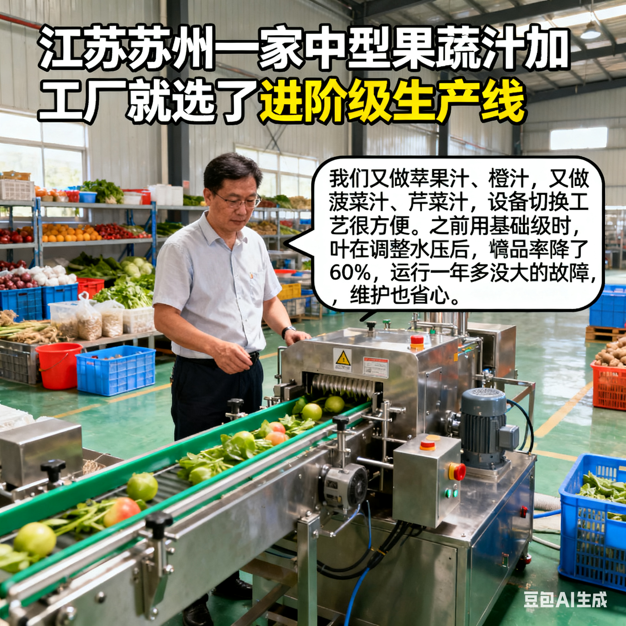 大型果蔬加工線，質(zhì)量等級怎么選不踩坑？(圖3)