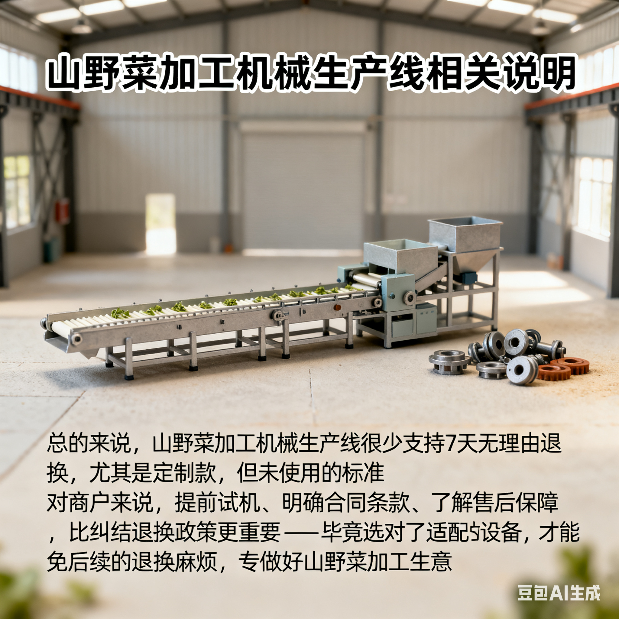 山野菜加工機(jī)械生產(chǎn)線，支持 7 天無理由退換嗎？(圖6)