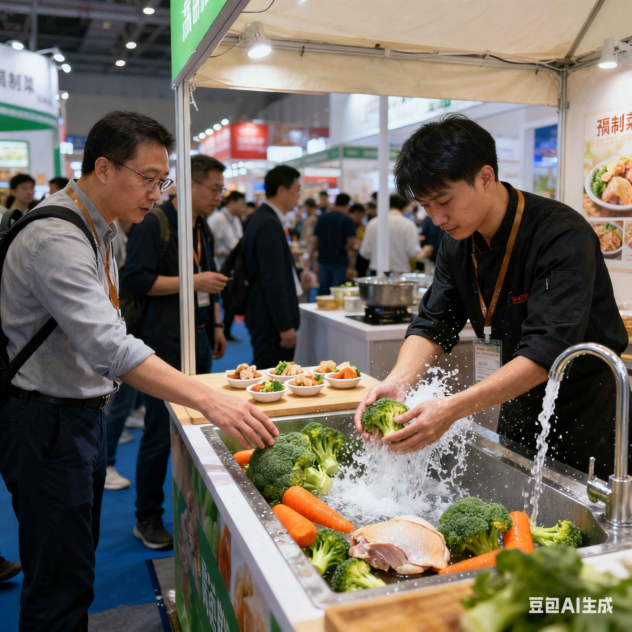 多功能預(yù)制菜清洗流水線，怎么賣更受歡迎？(圖5)