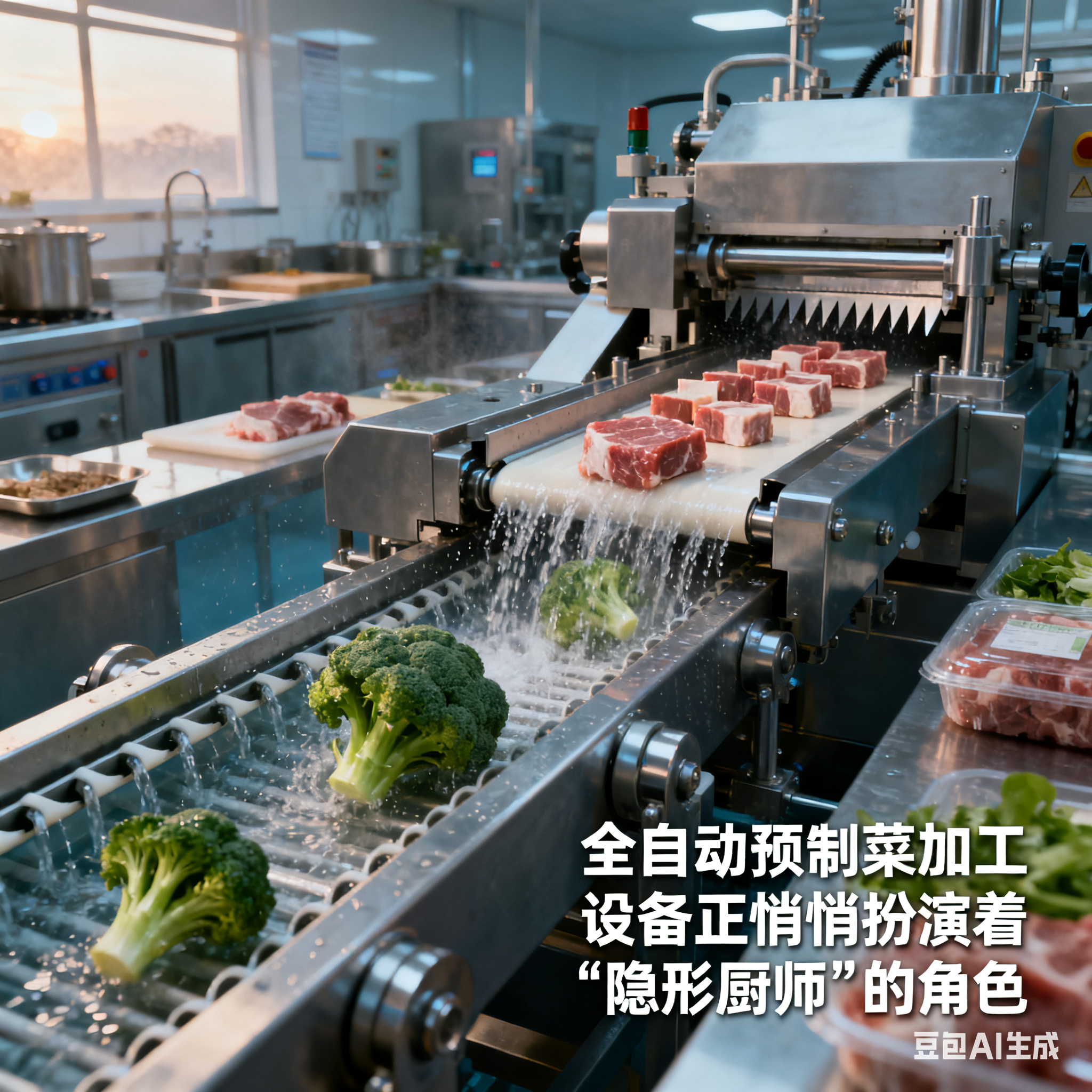 預(yù)制菜的 “隱形廚師”：全自動加工設(shè)備藏著哪些巧思？(圖1)