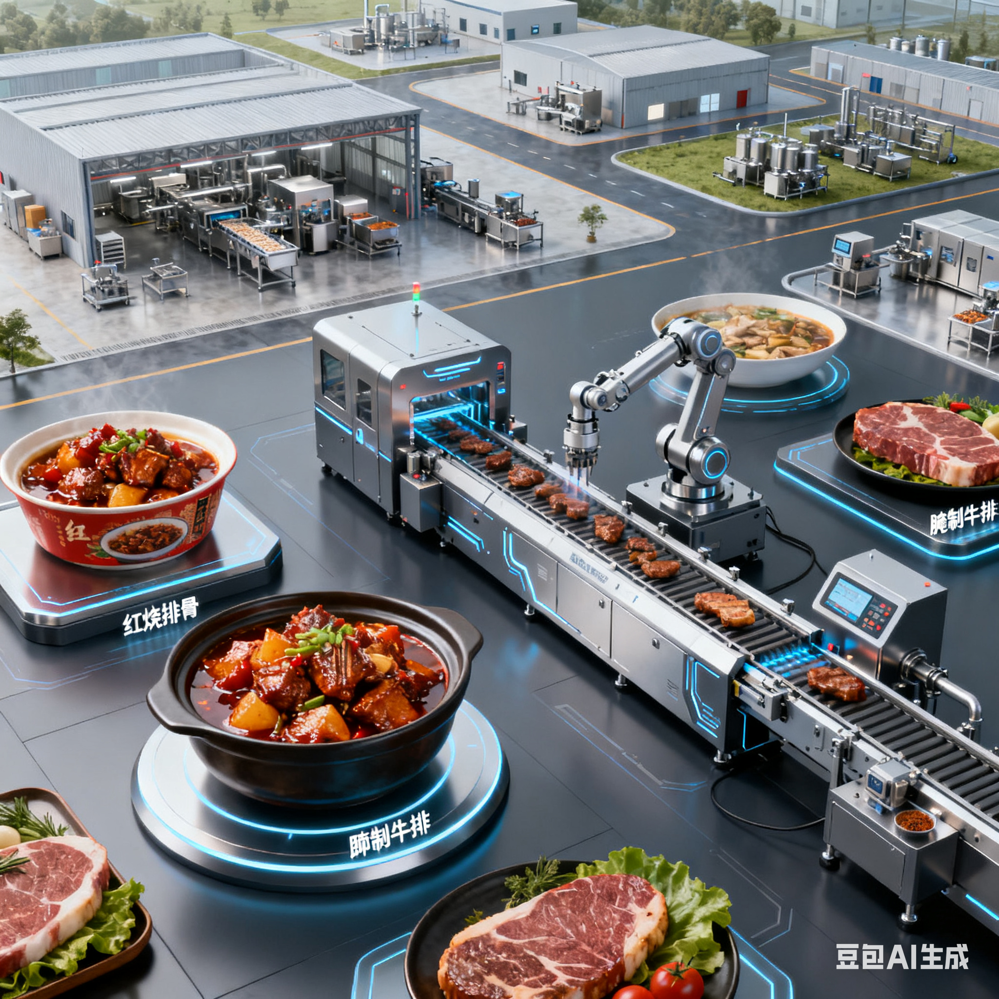 貼合場(chǎng)地工藝，預(yù)制菜生產(chǎn)線如何定制？(圖1)