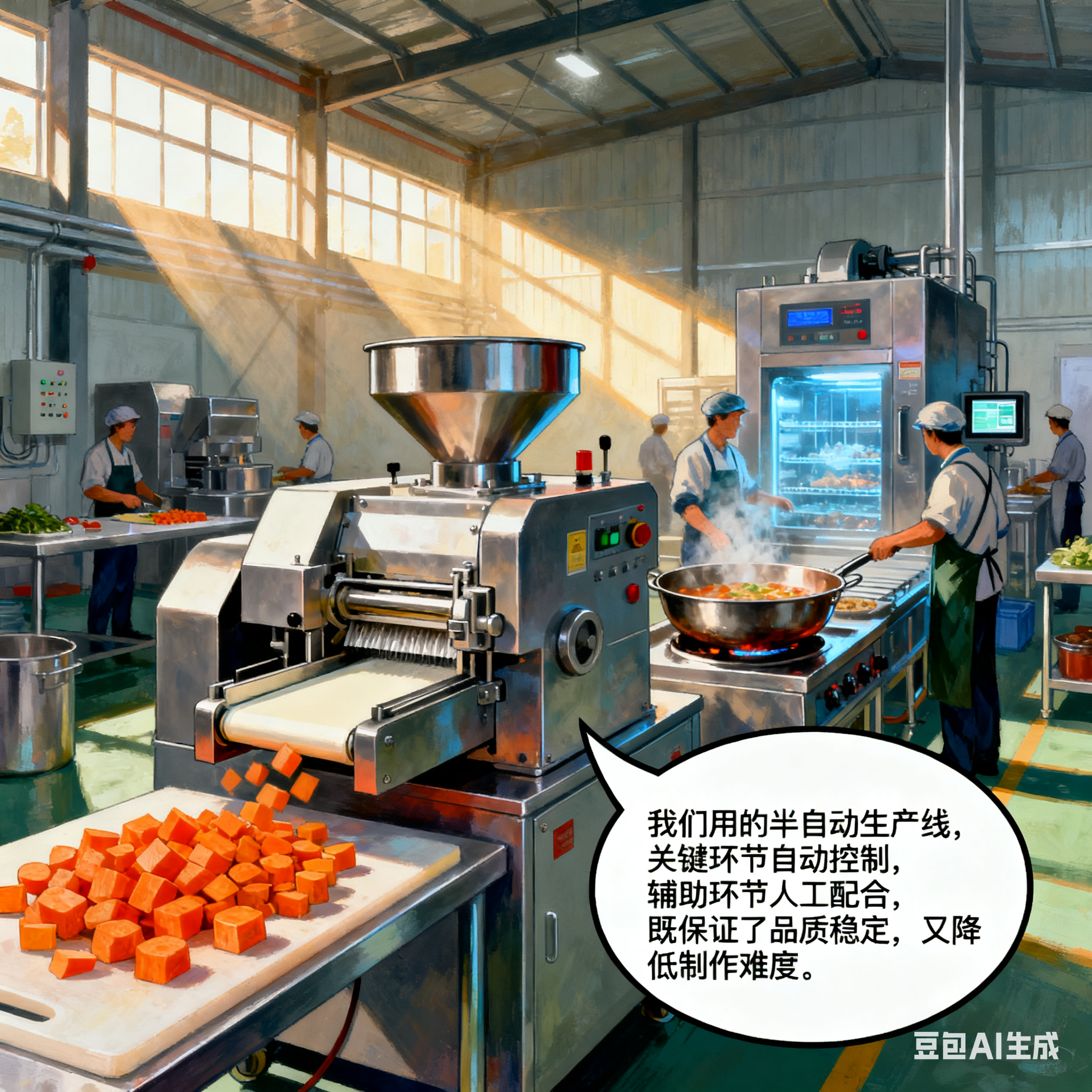 預(yù)制菜全套加工線，控制程度有多高？(圖3)