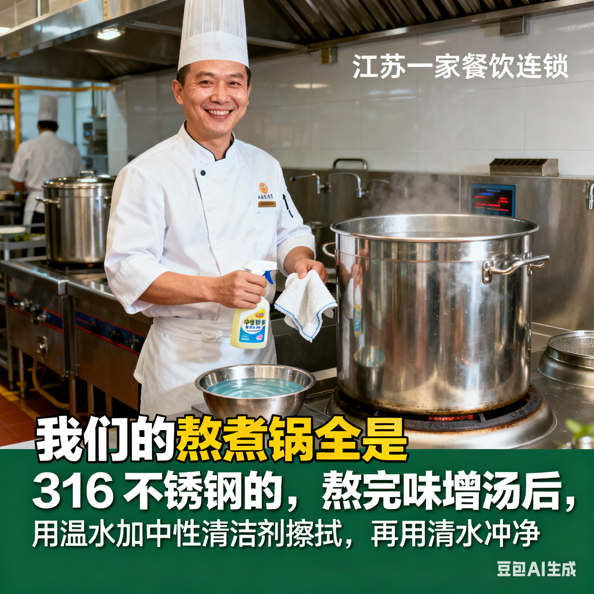 日式濃湯快速熬煮鍋生產(chǎn)線，清洗方便嗎？(圖3)