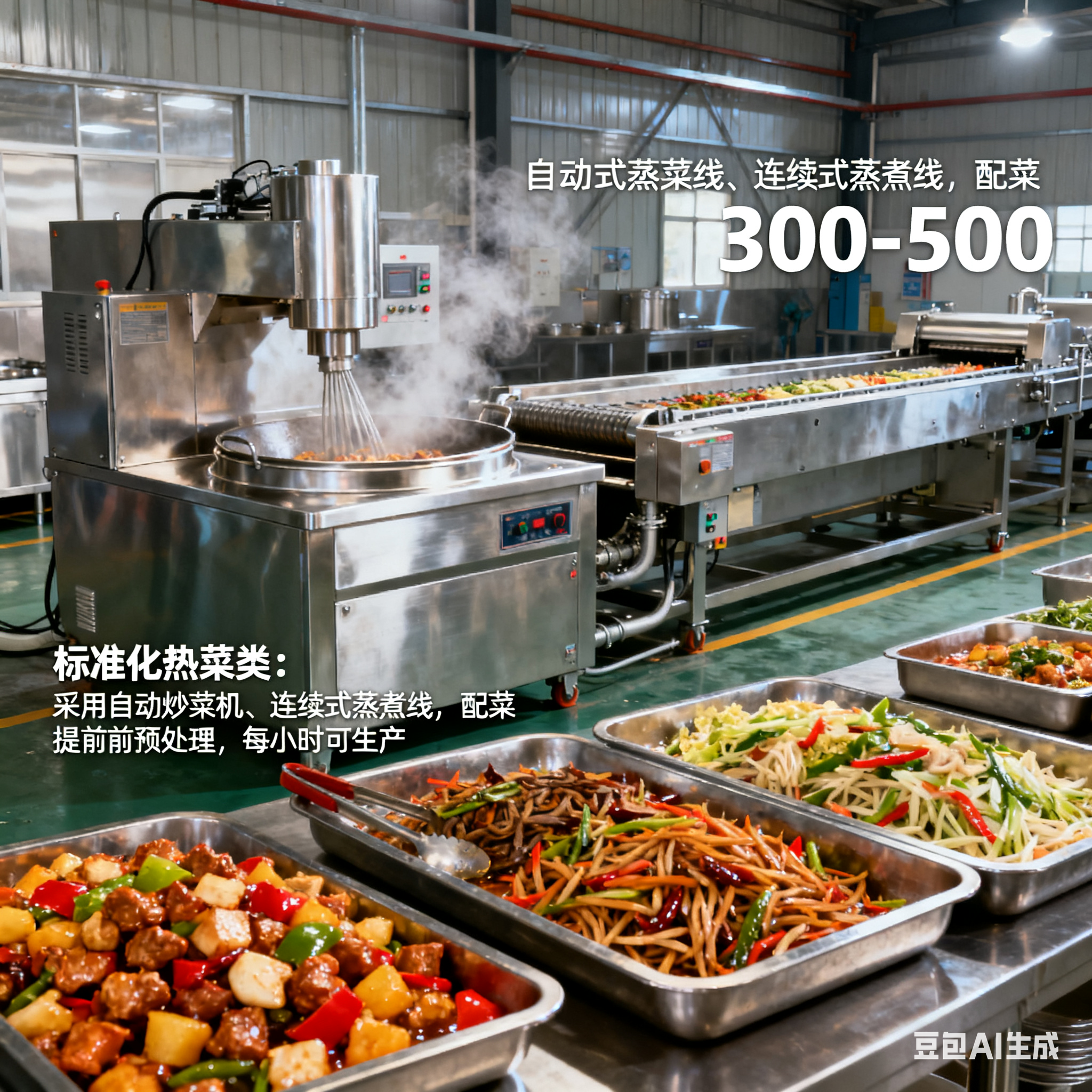 預(yù)制菜生產(chǎn)線，生產(chǎn)速度能到多少？(圖3)