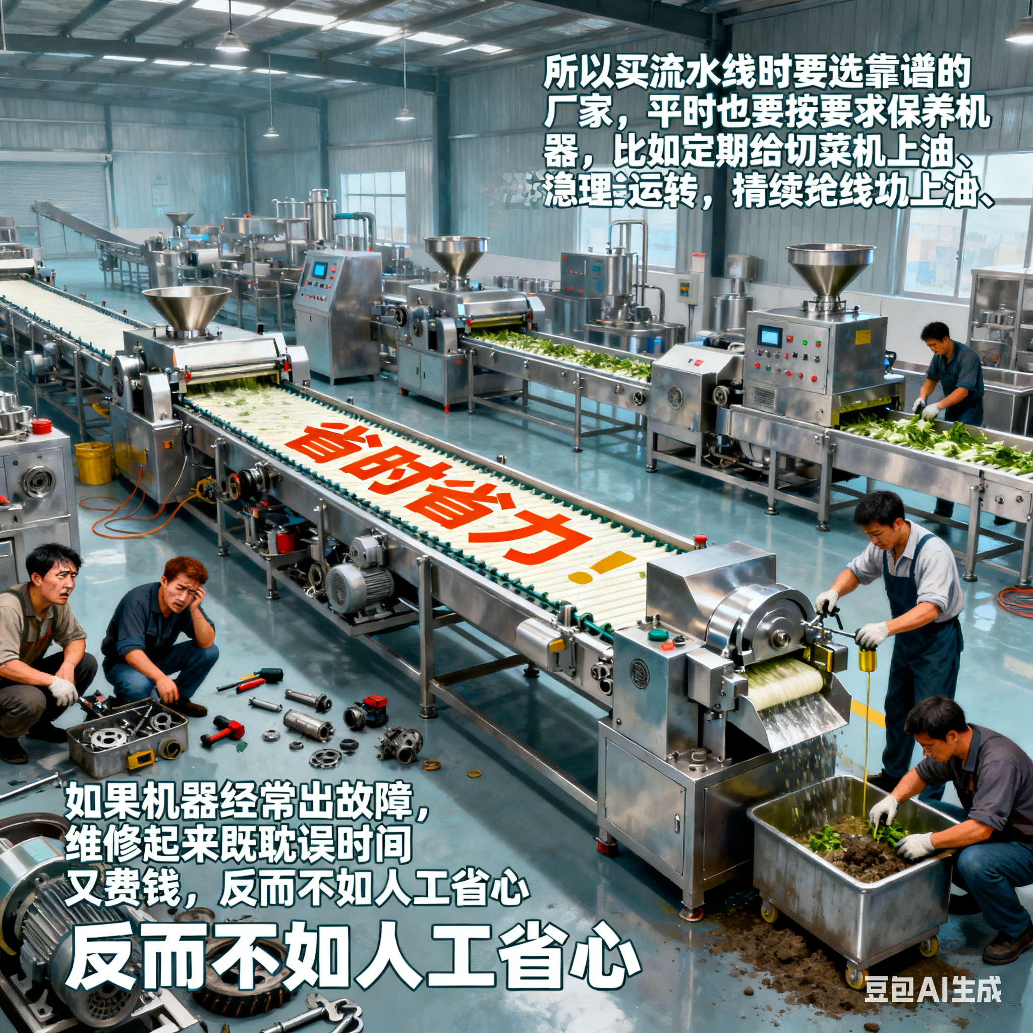 凈菜加工全套流水線，真能省時(shí)省力嗎？(圖5)