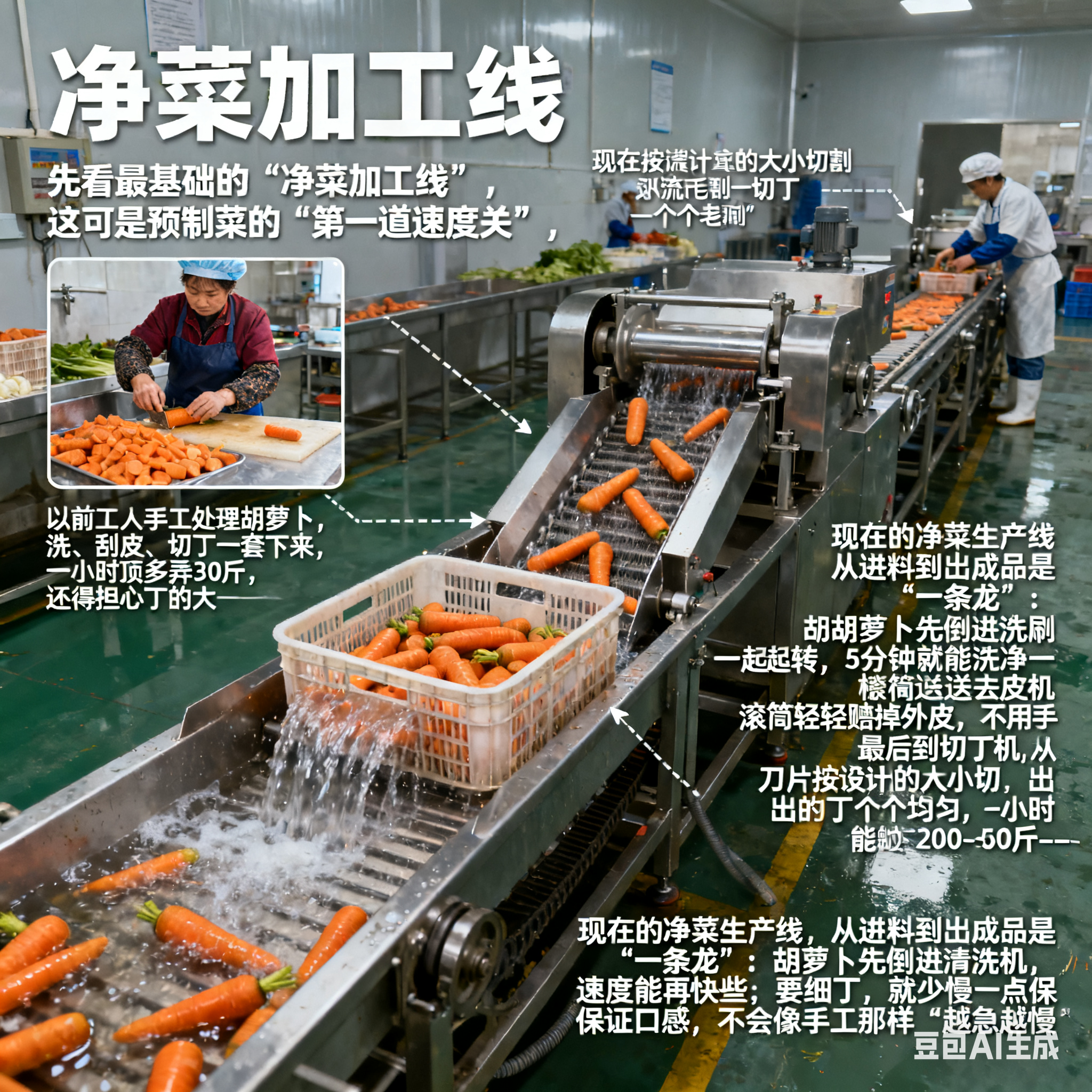 預制菜加工設備生產(chǎn)線，生產(chǎn)速度能跟上需求嗎？(圖2)