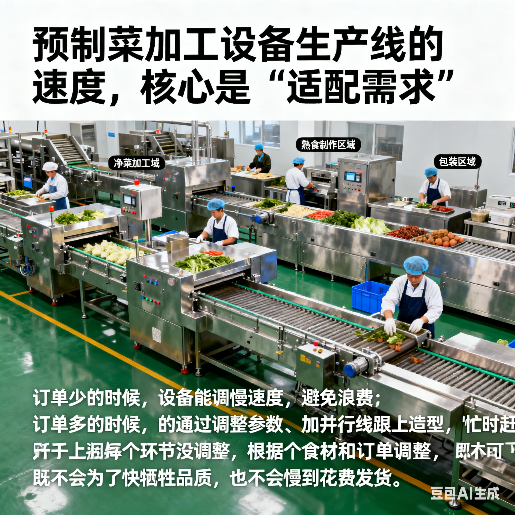 預制菜加工設備生產(chǎn)線，生產(chǎn)速度能跟上需求嗎？(圖5)