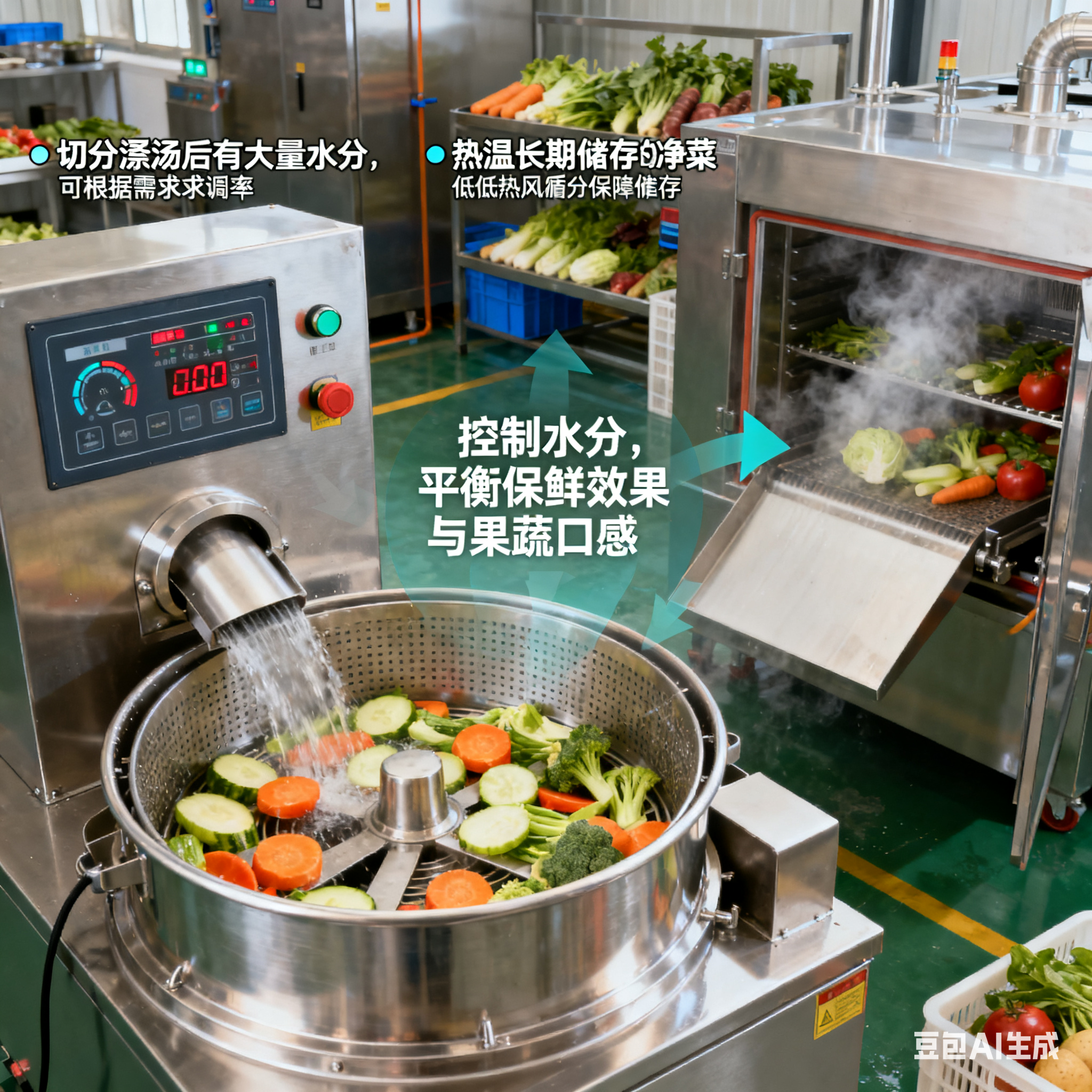 多功能凈菜加工設(shè)備生產(chǎn)線，包含哪些設(shè)備？(圖3)