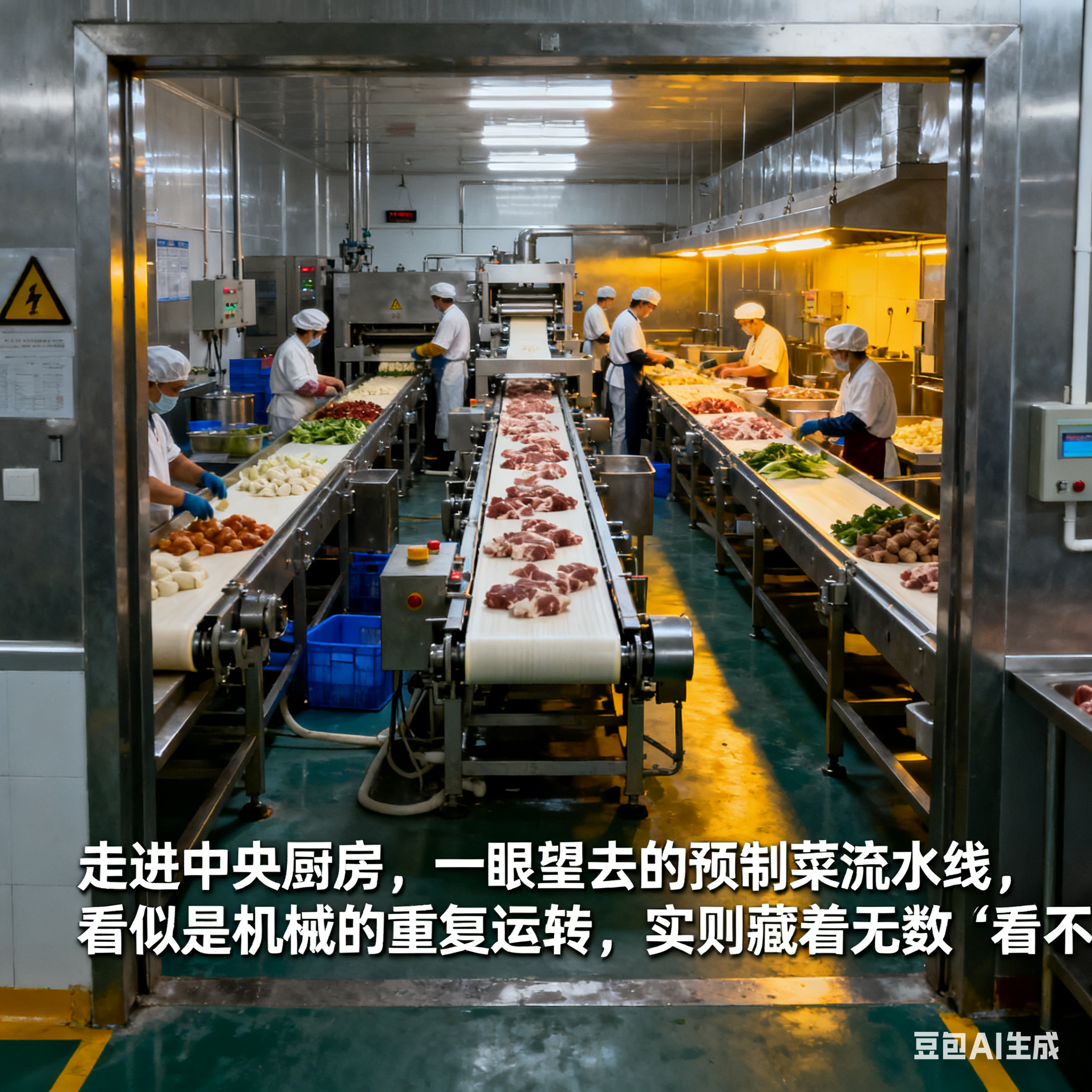 中央廚房預制菜流水線 細節(jié)把控藏在哪？(圖1)