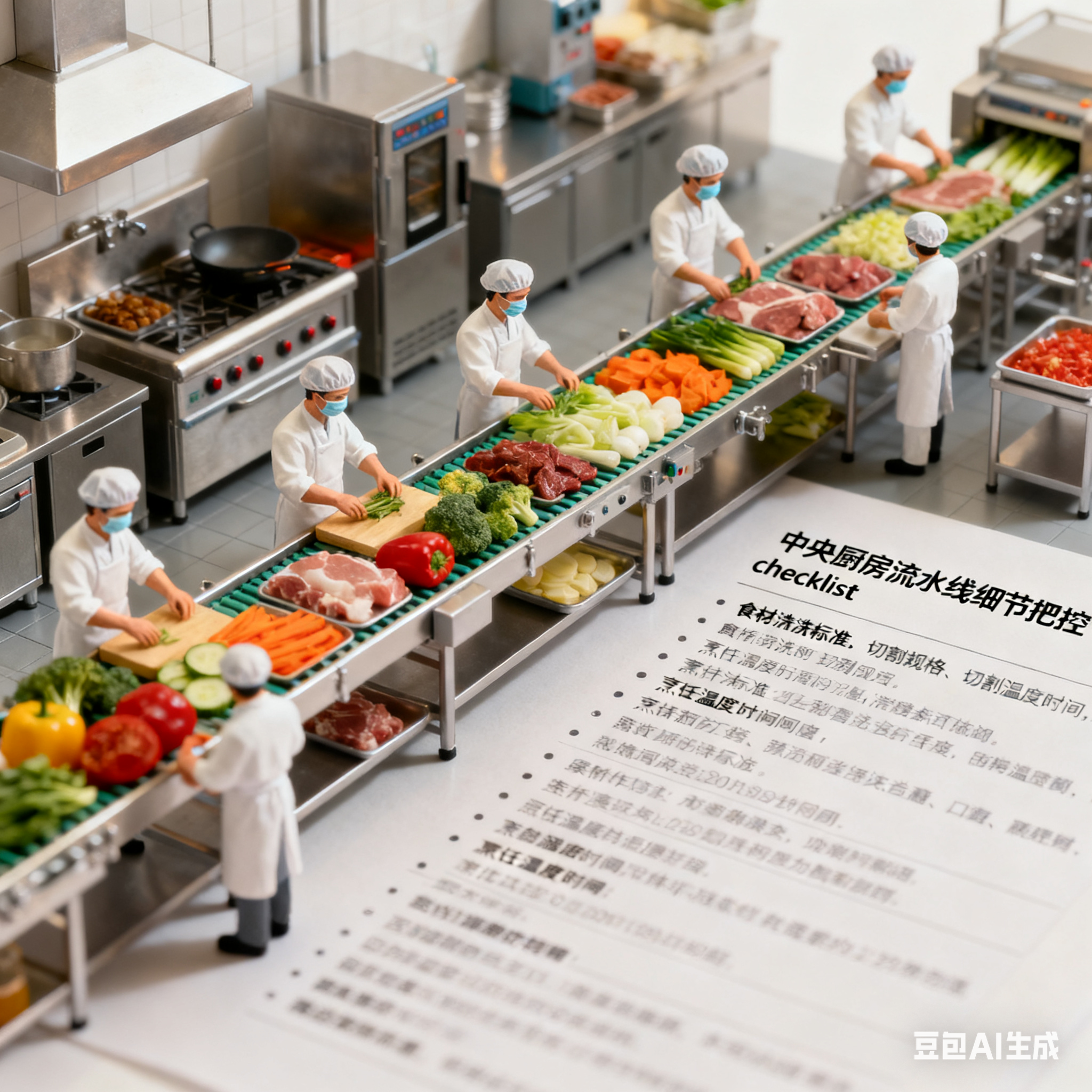 中央廚房預制菜流水線 細節(jié)把控藏在哪？(圖6)