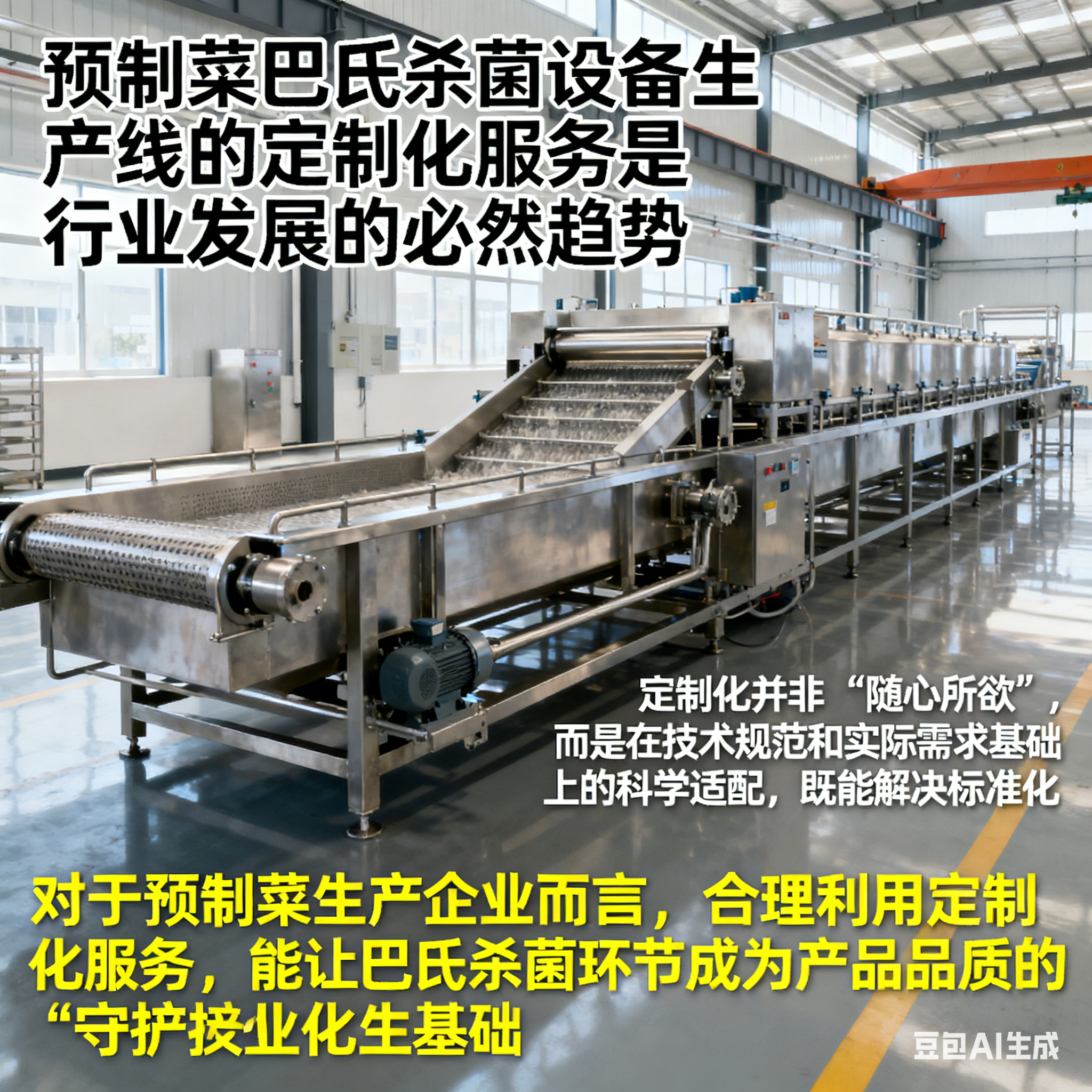 預(yù)制菜巴氏殺菌生產(chǎn)線，能按需定制嗎？(圖6)